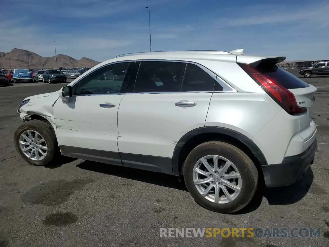 2 Photograph of a damaged car 1GYAZAR46PF134602 CADILLAC XT4 2023