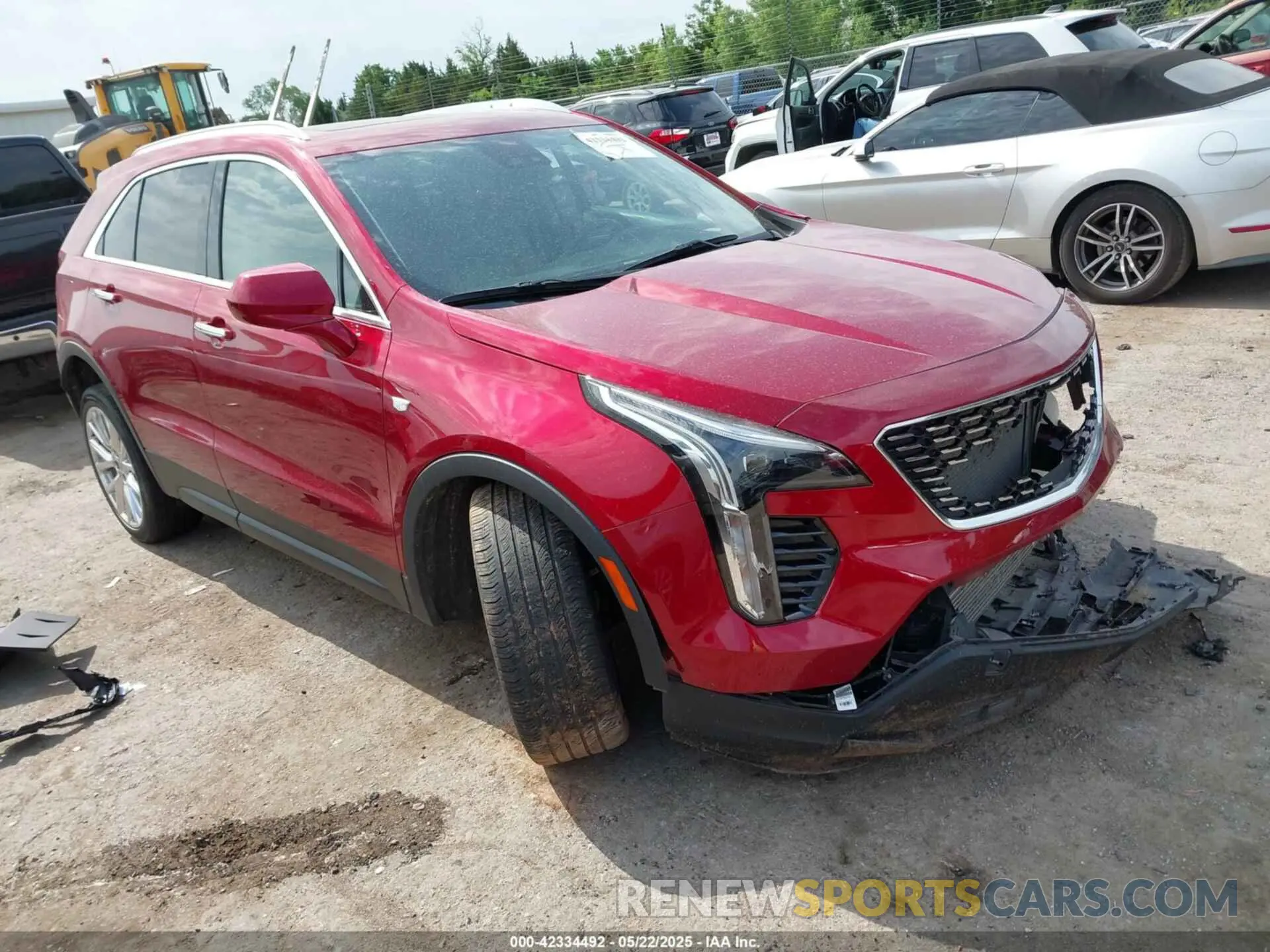 1 Photograph of a damaged car 1GYAZAR47PF133023 CADILLAC XT4 2023