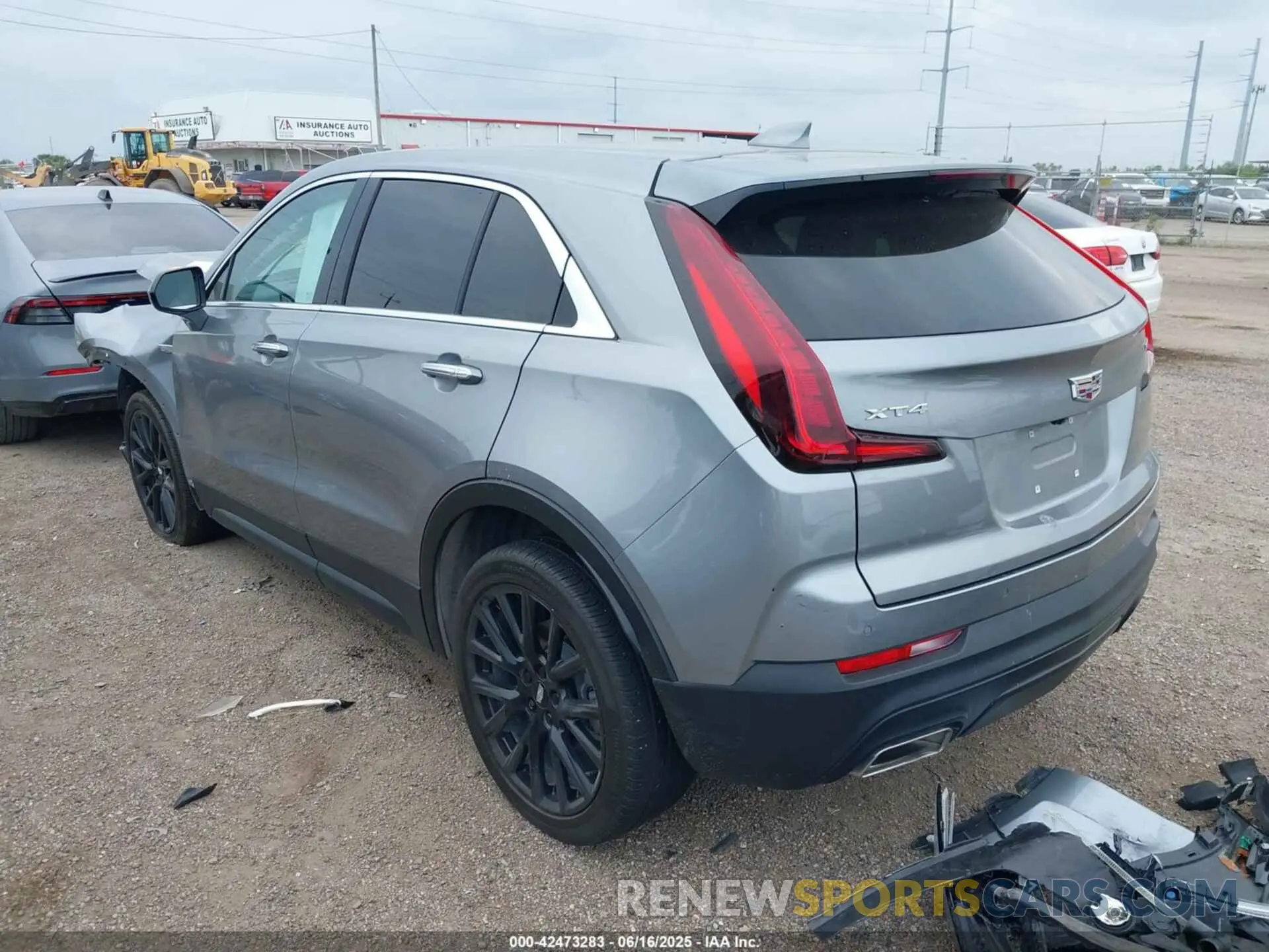 3 Photograph of a damaged car 1GYAZAR47PF134530 CADILLAC XT4 2023