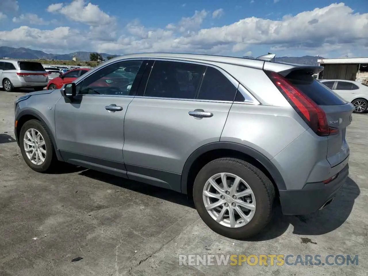 2 Photograph of a damaged car 1GYAZAR48PF168847 CADILLAC XT4 2023