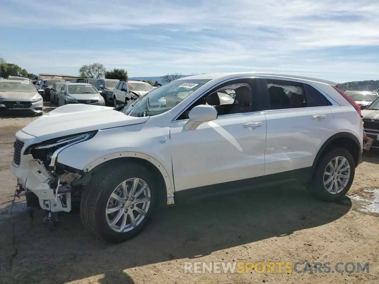 1 Photograph of a damaged car 1GYFZBR44PF101576 CADILLAC XT4 2023