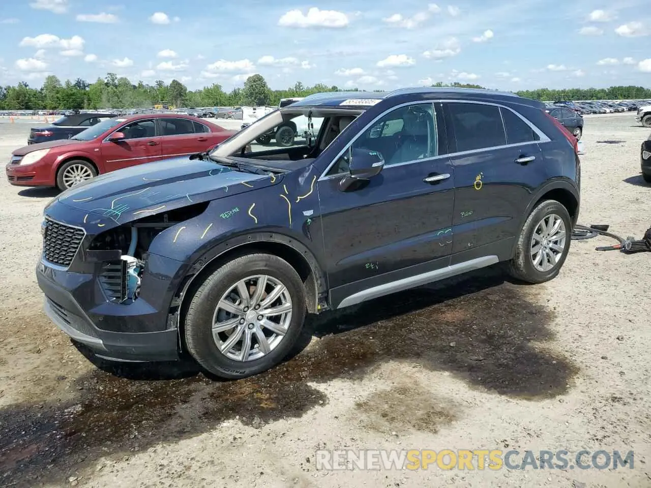 1 Photograph of a damaged car 1GYFZCR42PF100724 CADILLAC XT4 2023