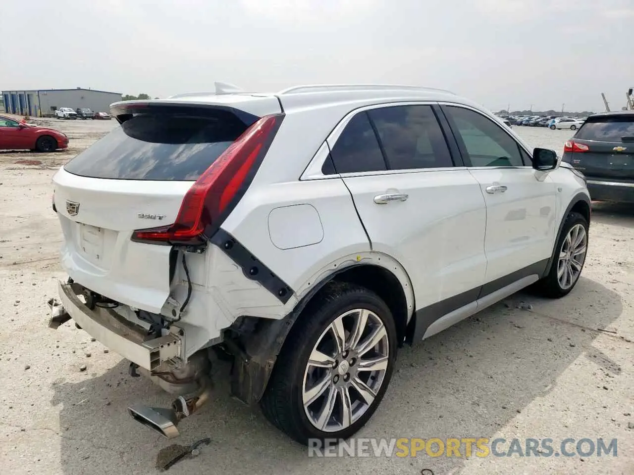 3 Photograph of a damaged car 1GYFZCR42PF110122 CADILLAC XT4 2023