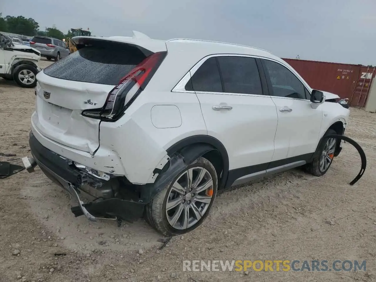 3 Photograph of a damaged car 1GYFZCR42PF193101 CADILLAC XT4 2023