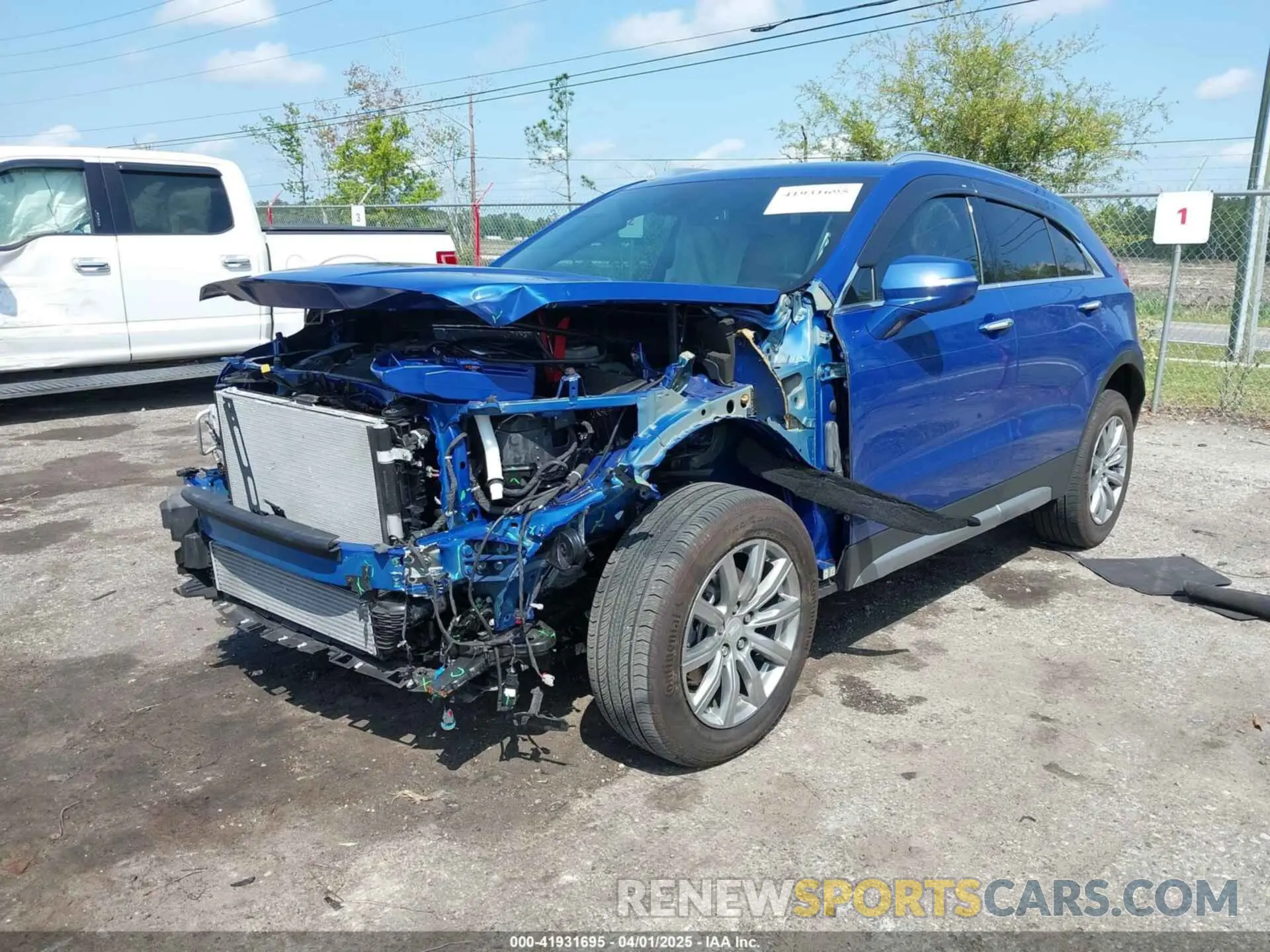 2 Photograph of a damaged car 1GYFZCR43PF104796 CADILLAC XT4 2023