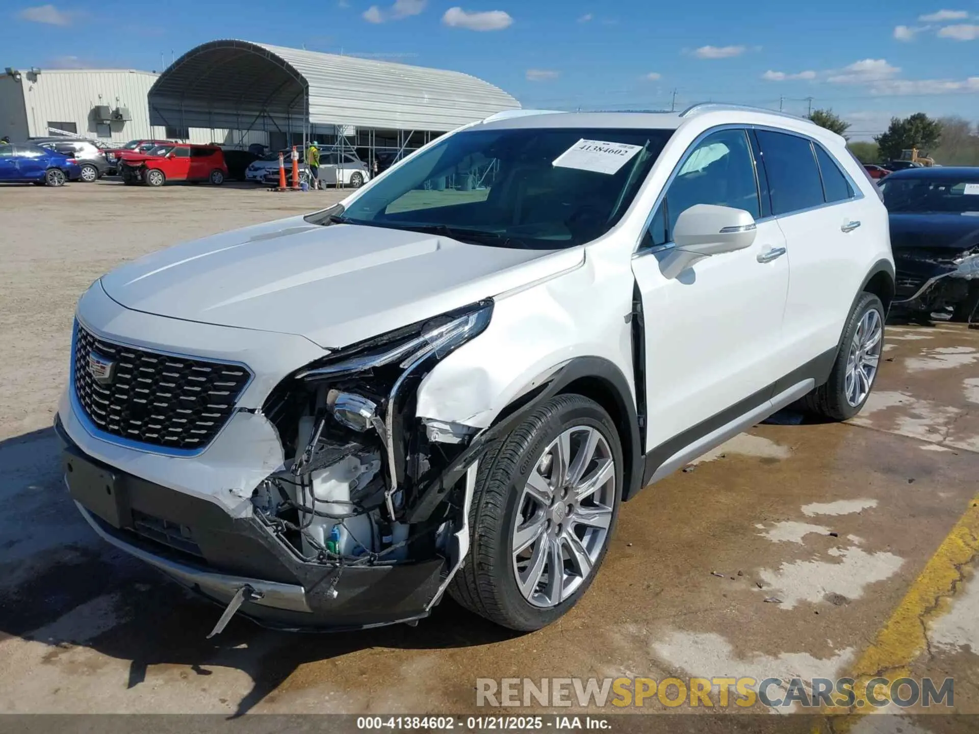 2 Photograph of a damaged car 1GYFZCR45PF102449 CADILLAC XT4 2023