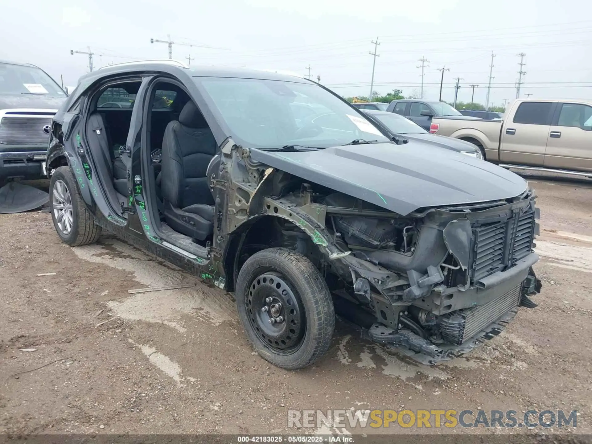 1 Photograph of a damaged car 1GYFZCR48PF142752 CADILLAC XT4 2023