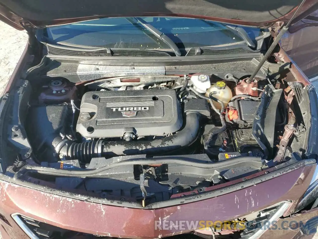 14 Photograph of a damaged car 1GYFZCR49PF125491 CADILLAC XT4 2023