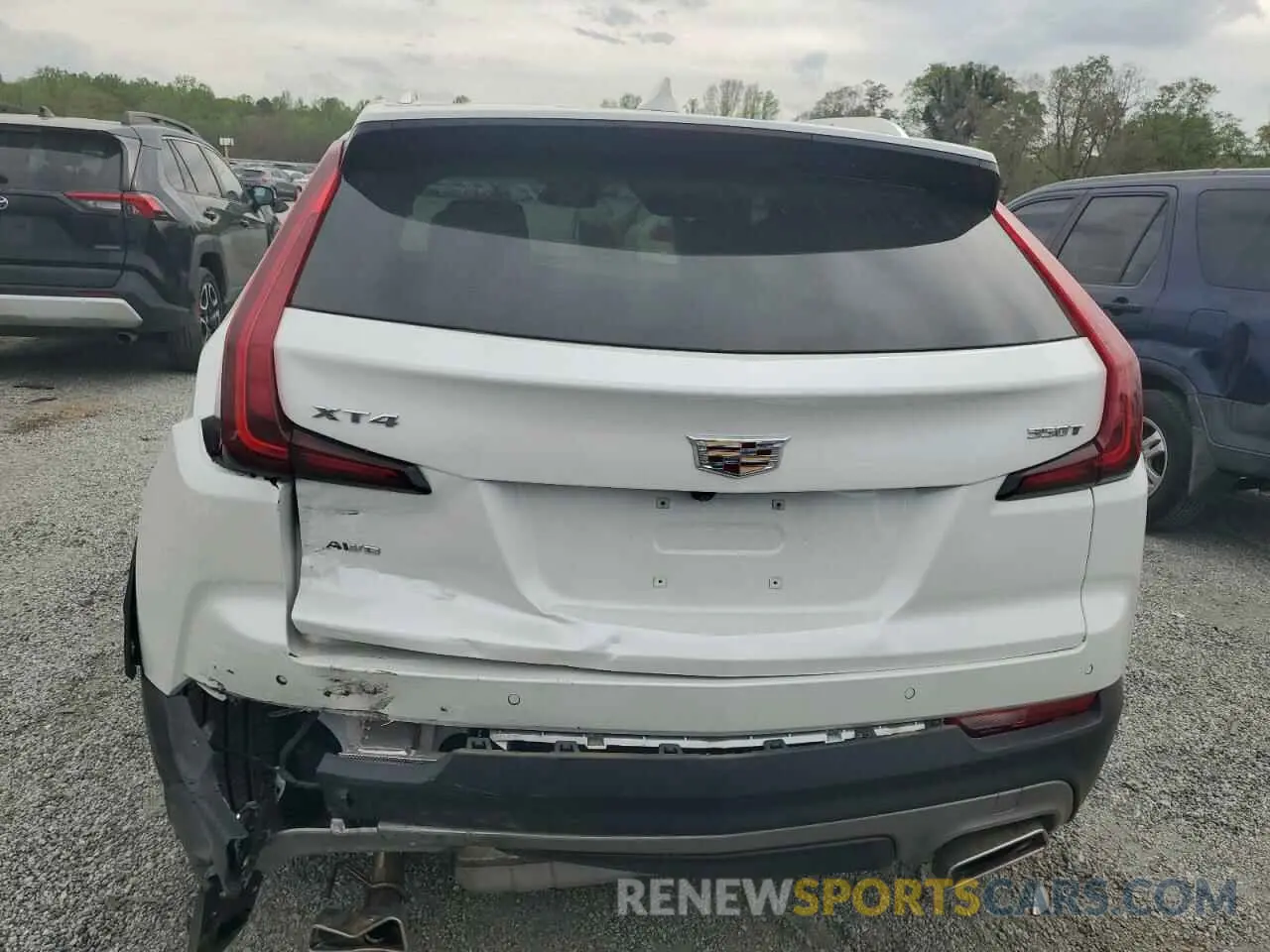 6 Photograph of a damaged car 1GYFZDR45PF226355 CADILLAC XT4 2023