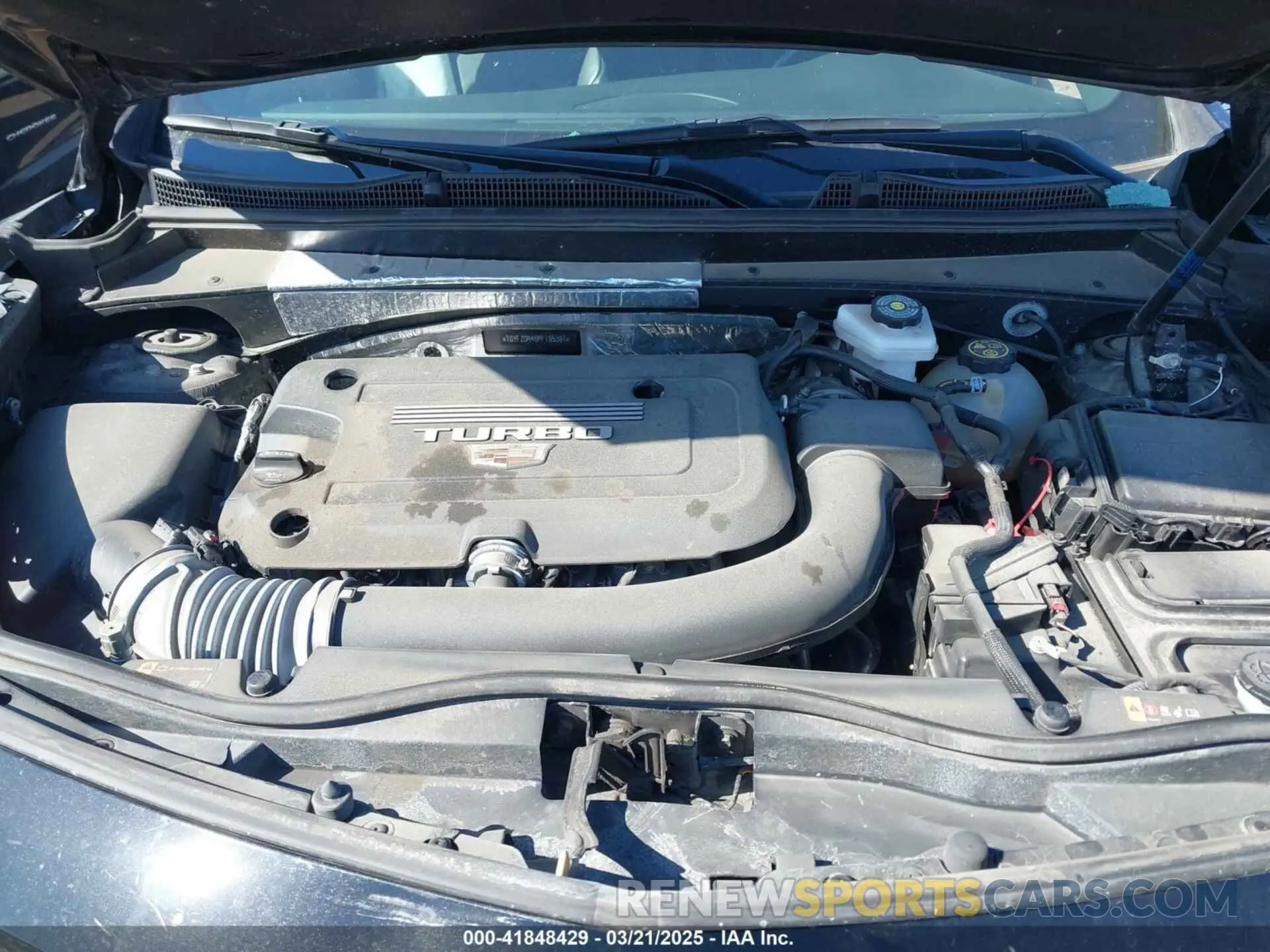 10 Photograph of a damaged car 1GYFZDR46PF195391 CADILLAC XT4 2023