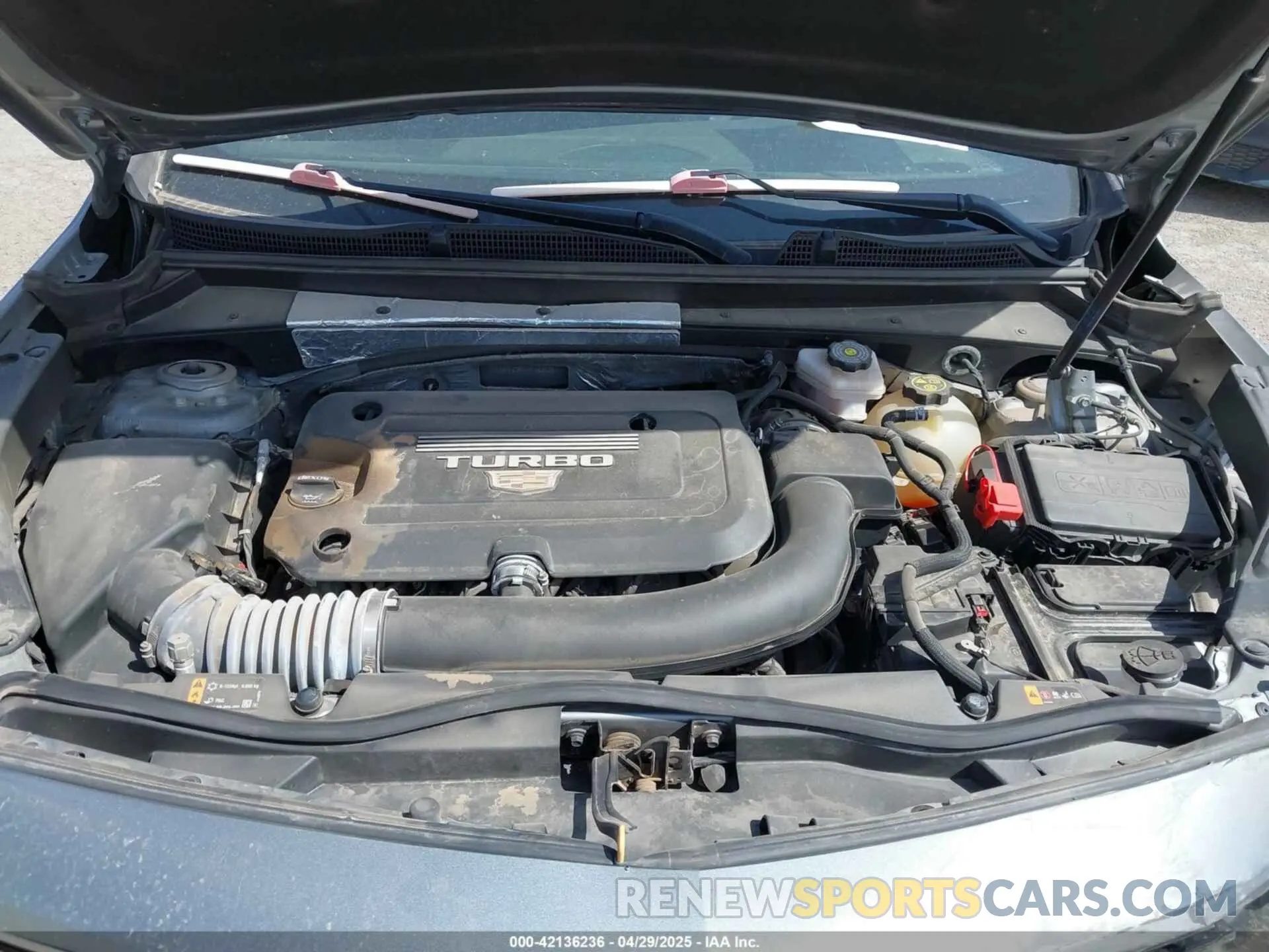 10 Photograph of a damaged car 1GYFZDR47PF163923 CADILLAC XT4 2023