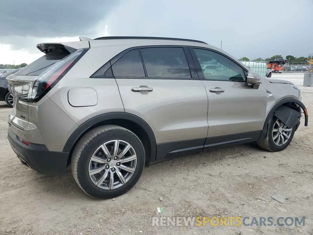 3 Photograph of a damaged car 1GYFZER49PF185170 CADILLAC XT4 2023