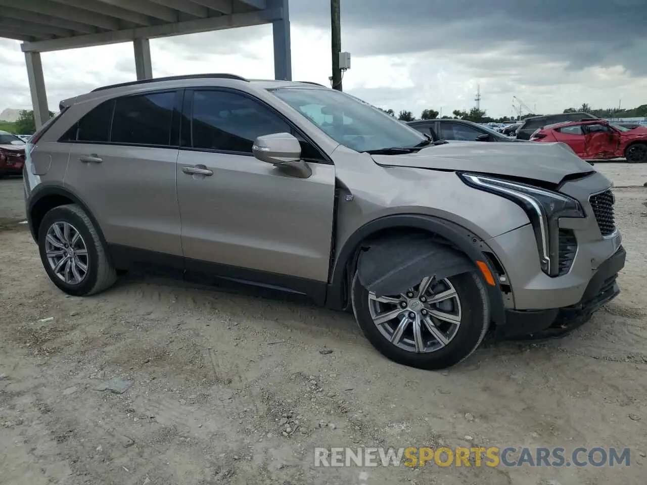 4 Photograph of a damaged car 1GYFZER49PF185170 CADILLAC XT4 2023