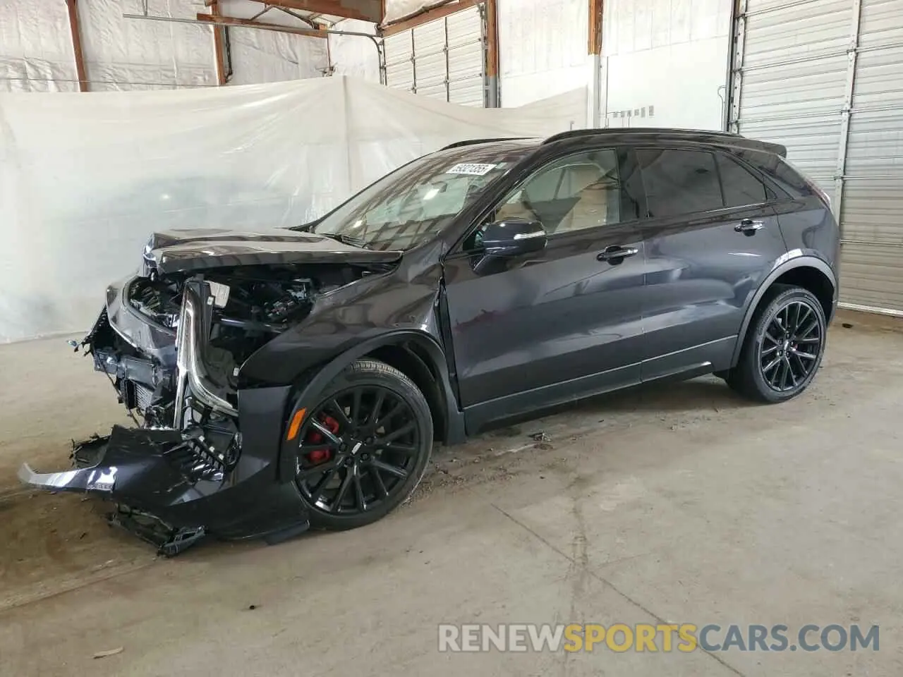 1 Photograph of a damaged car 1GYFZFR41PF103650 CADILLAC XT4 2023