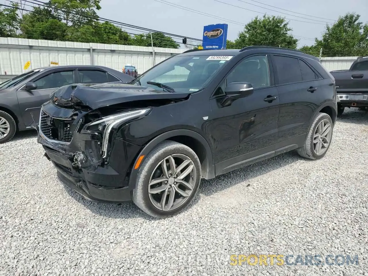 1 Photograph of a damaged car 1GYFZFR44PF116196 CADILLAC XT4 2023