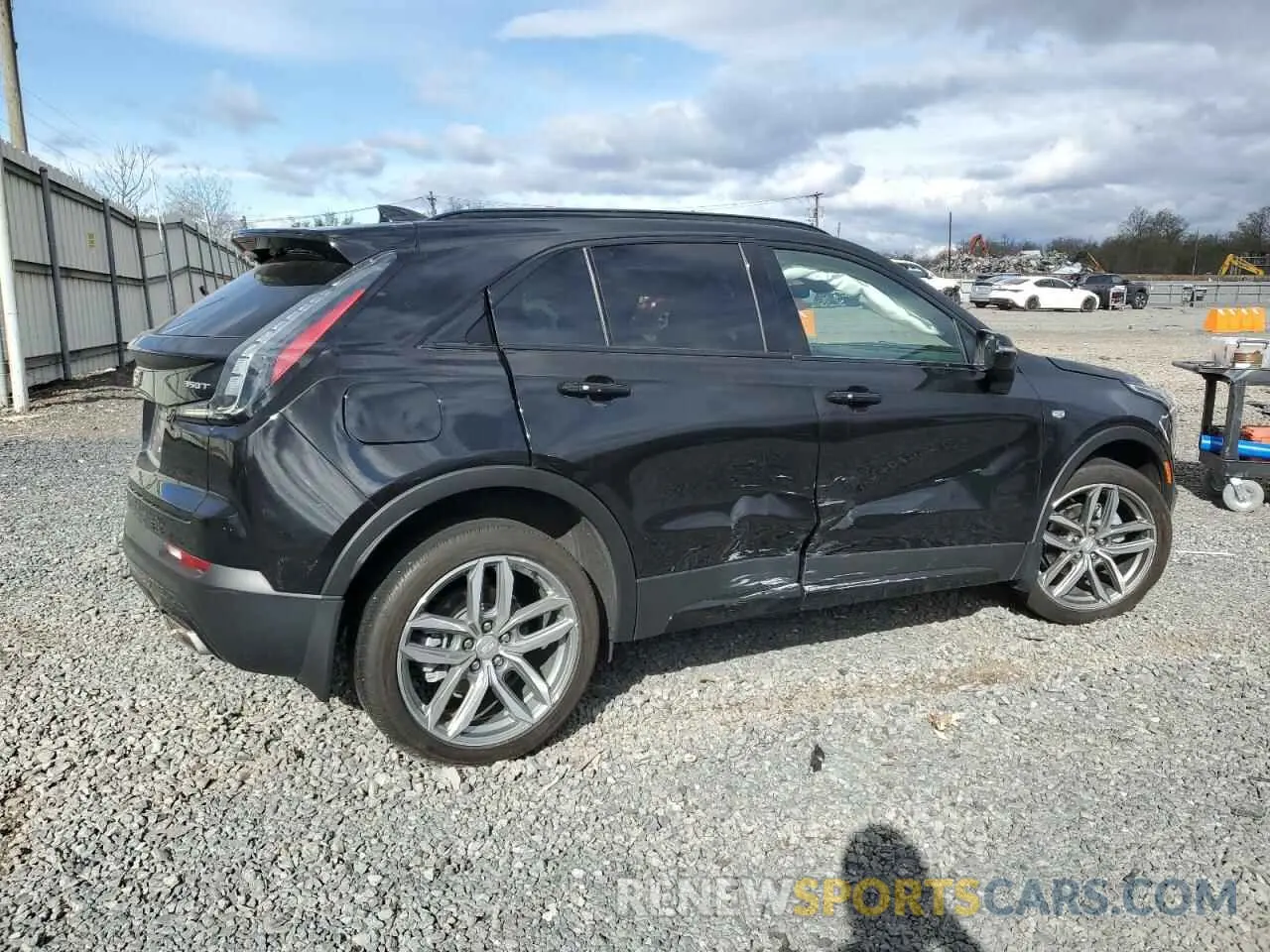 3 Photograph of a damaged car 1GYFZFR45PF128521 CADILLAC XT4 2023