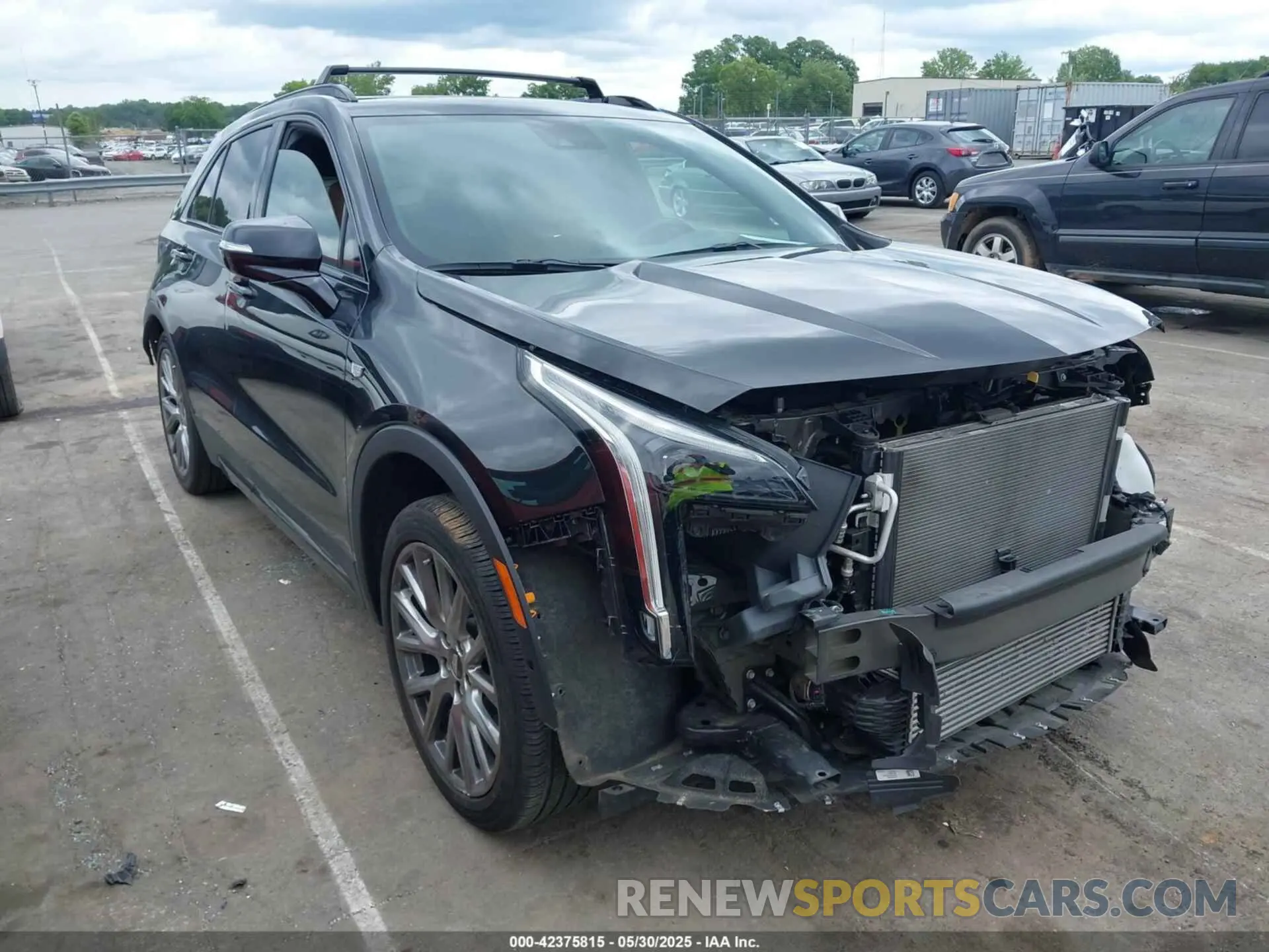 1 Photograph of a damaged car 1GYFZFR48PF108344 CADILLAC XT4 2023