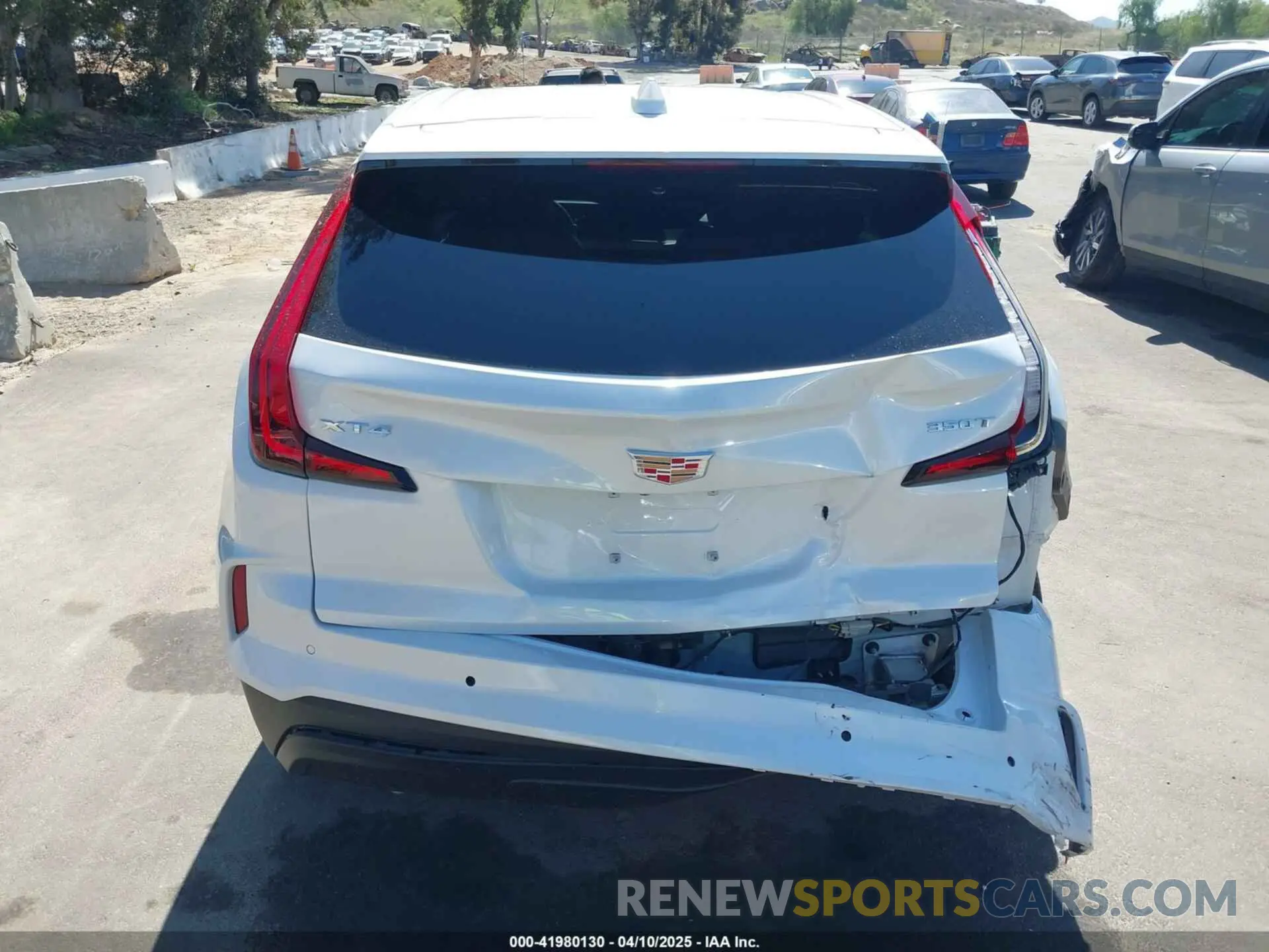 16 Photograph of a damaged car 1GYAZAR42RF168331 CADILLAC XT4 2024