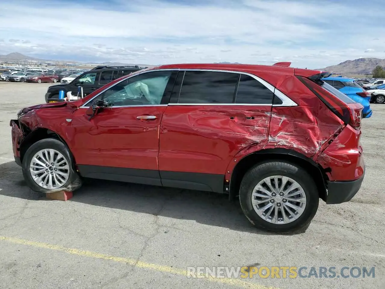 2 Photograph of a damaged car 1GYAZAR47RF111817 CADILLAC XT4 2024