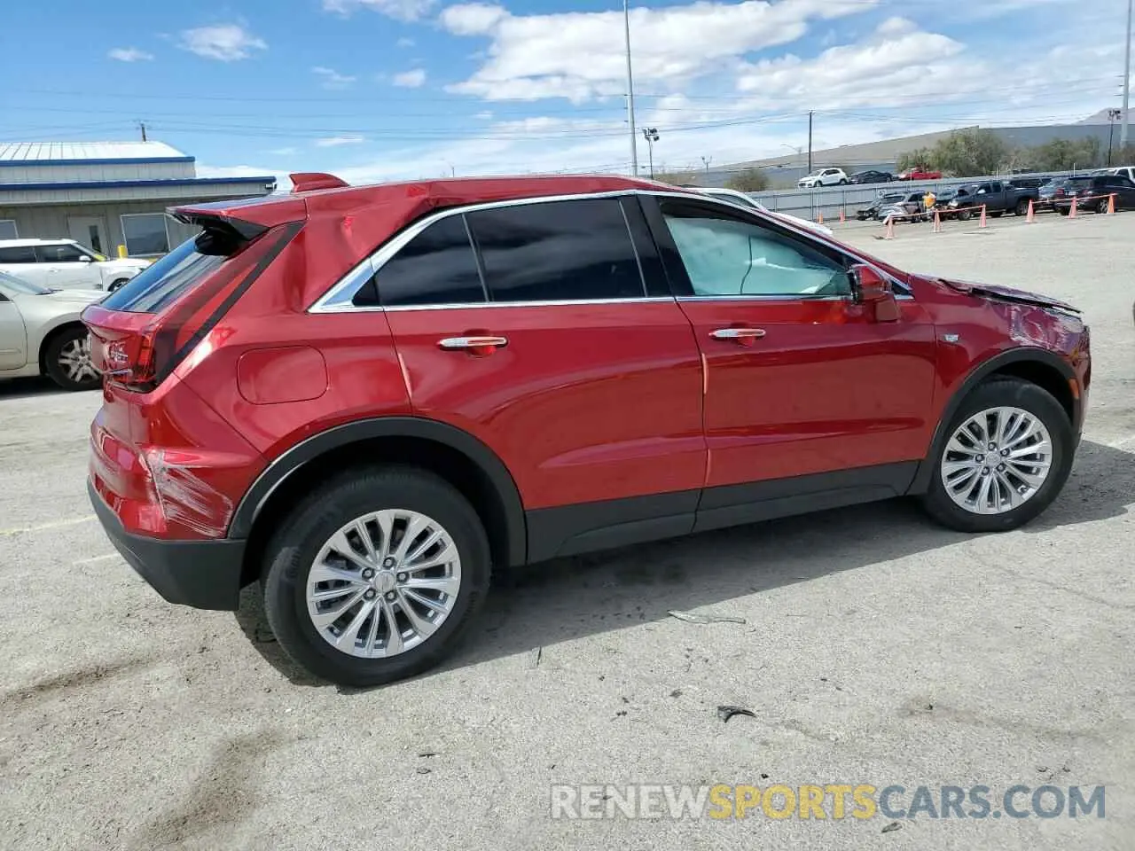 3 Photograph of a damaged car 1GYAZAR47RF111817 CADILLAC XT4 2024