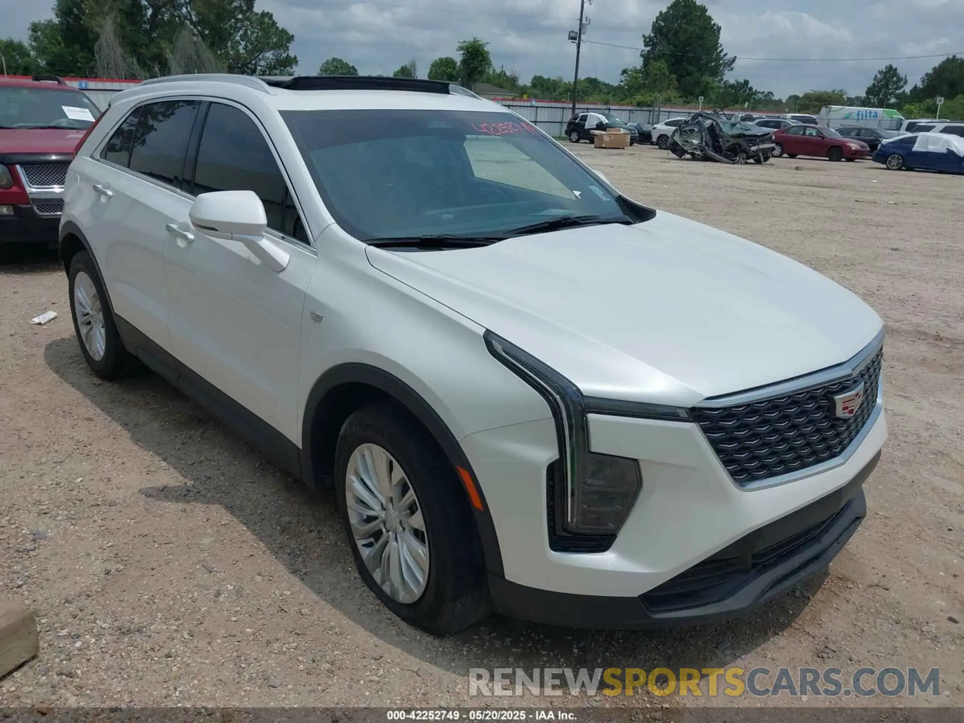 1 Photograph of a damaged car 1GYAZAR47RF145725 CADILLAC XT4 2024