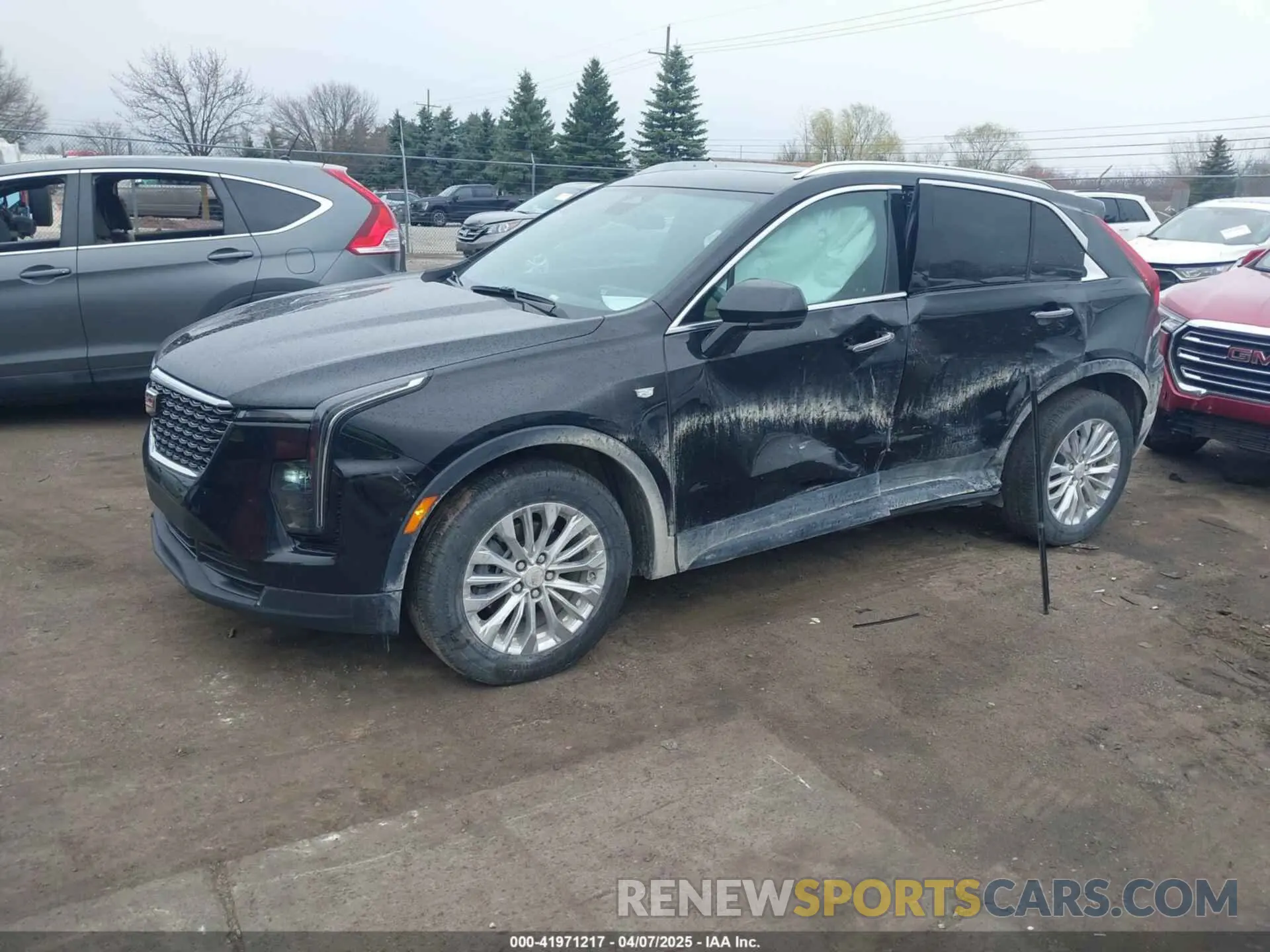 2 Photograph of a damaged car 1GYFZBR41RF101697 CADILLAC XT4 2024
