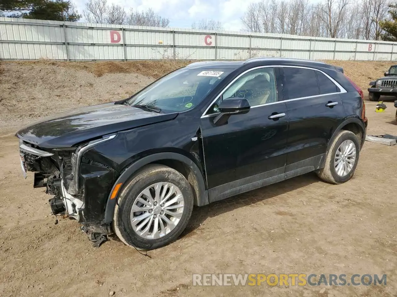 1 Photograph of a damaged car 1GYFZBR43RF229875 CADILLAC XT4 2024