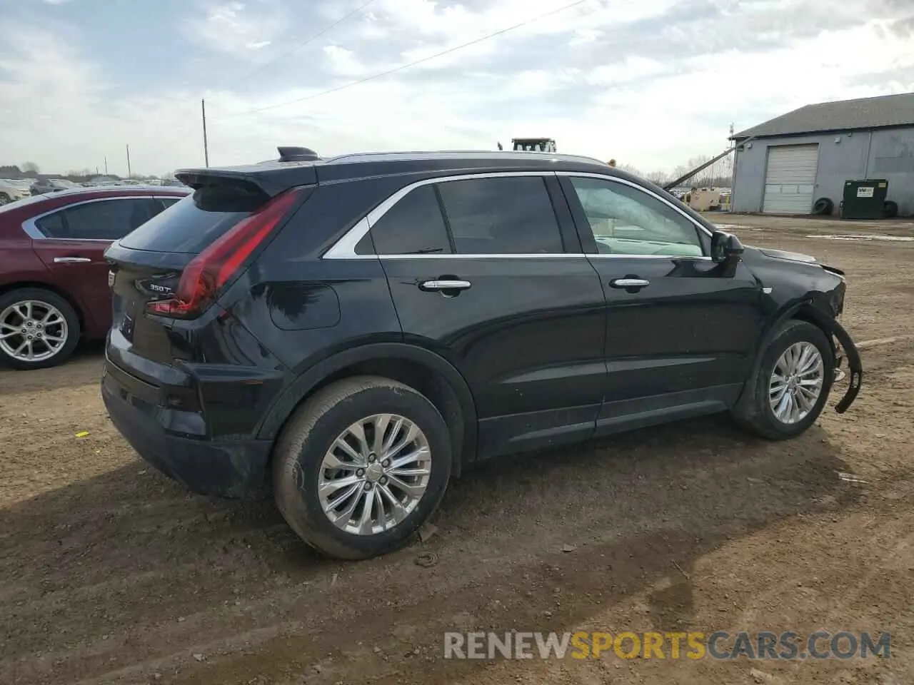 3 Photograph of a damaged car 1GYFZBR43RF229875 CADILLAC XT4 2024