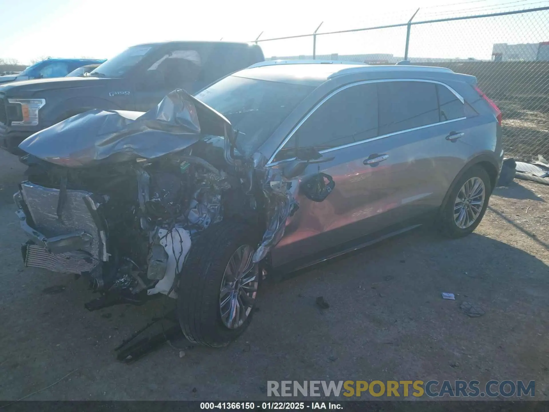 2 Photograph of a damaged car 1GYFZCR40RF158284 CADILLAC XT4 2024