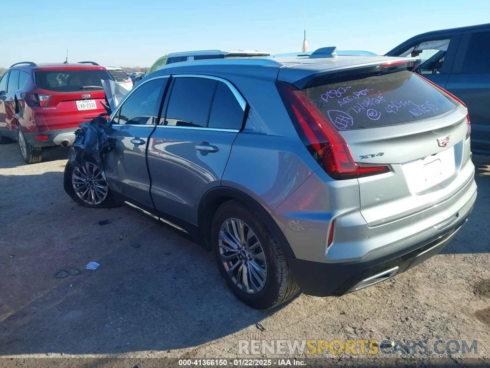 3 Photograph of a damaged car 1GYFZCR40RF158284 CADILLAC XT4 2024