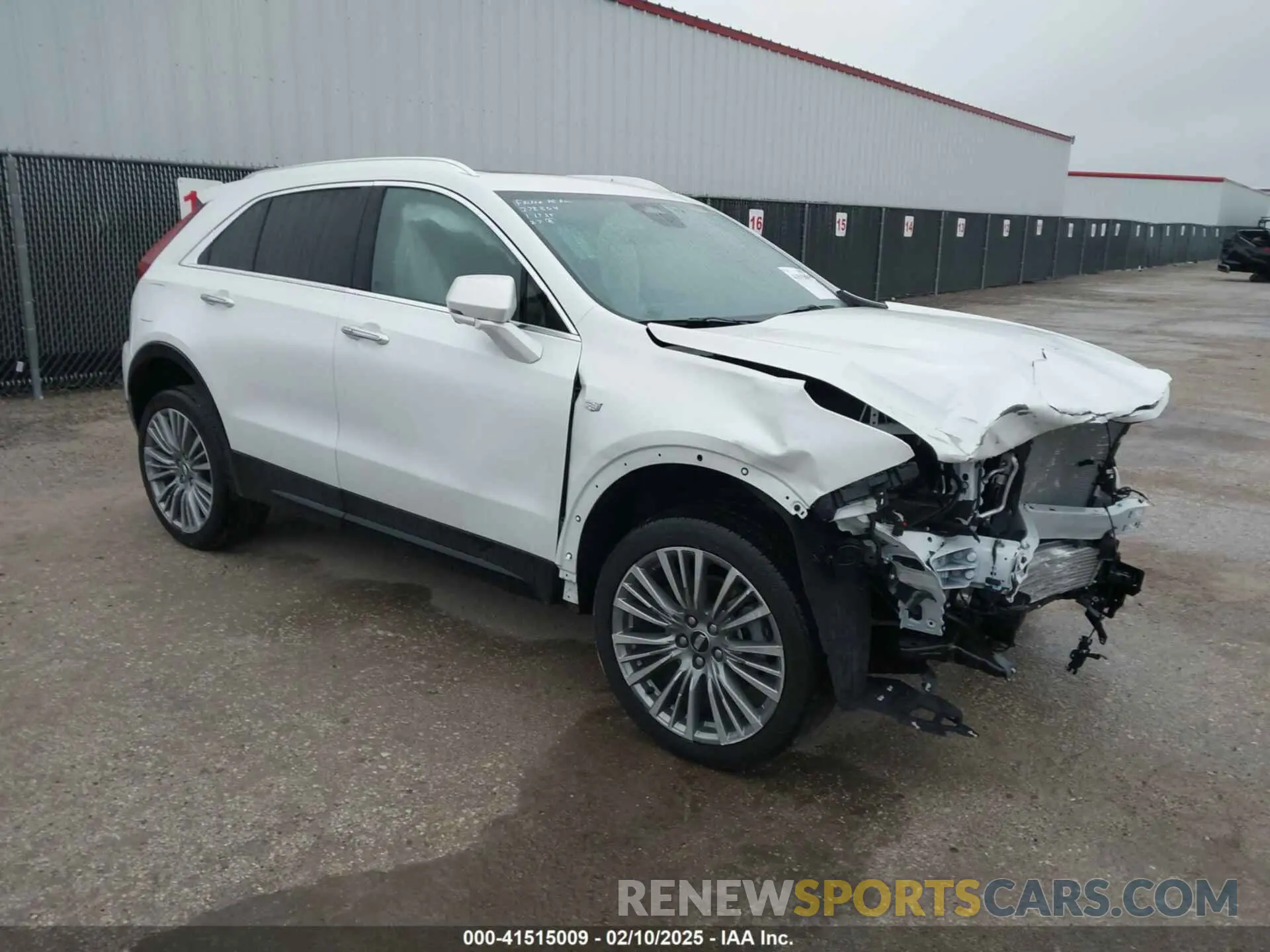 1 Photograph of a damaged car 1GYFZCR41RF220114 CADILLAC XT4 2024