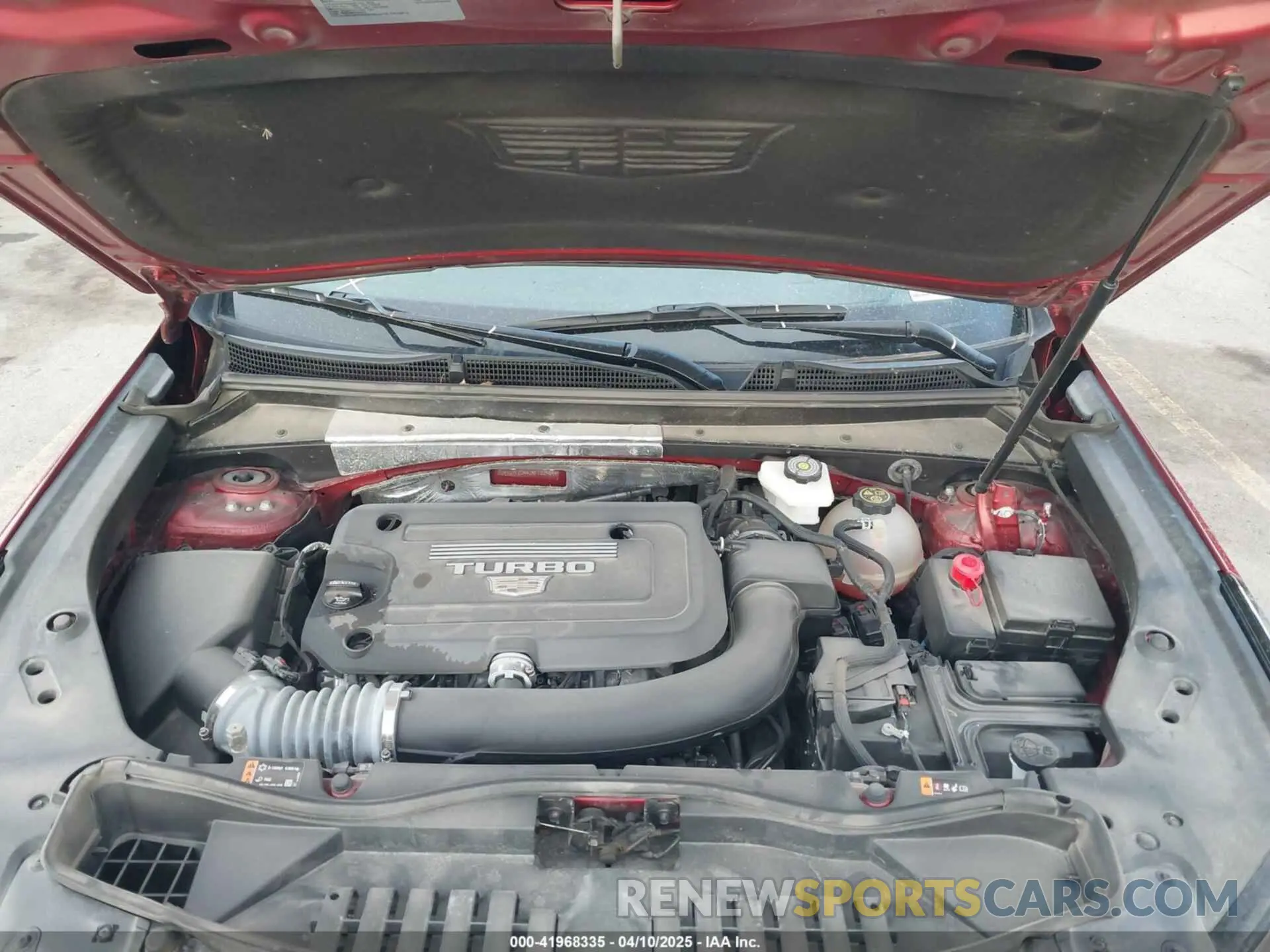 10 Photograph of a damaged car 1GYFZDR40RF102464 CADILLAC XT4 2024