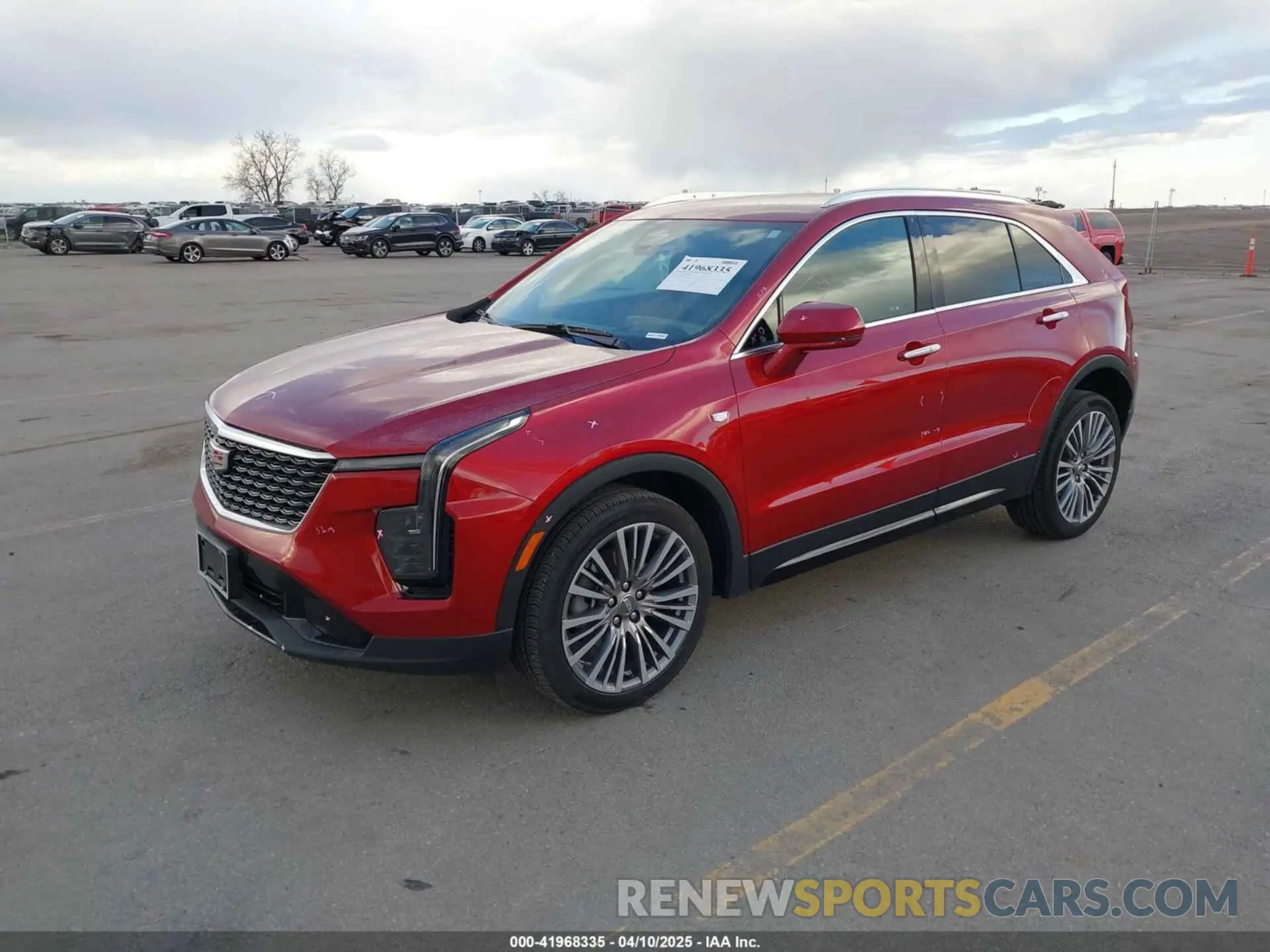 2 Photograph of a damaged car 1GYFZDR40RF102464 CADILLAC XT4 2024