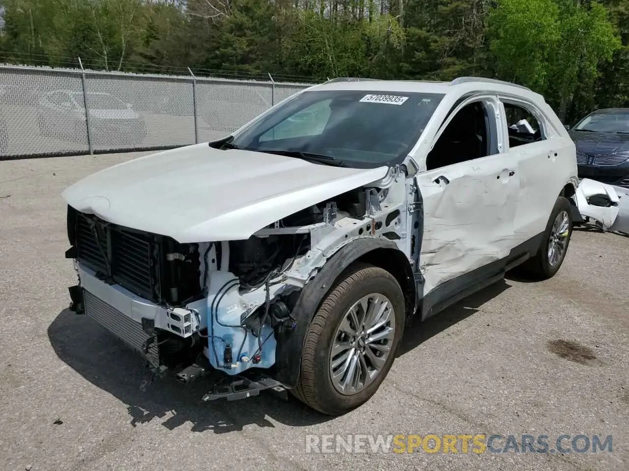 1 Photograph of a damaged car 1GYFZDR42RF162925 CADILLAC XT4 2024