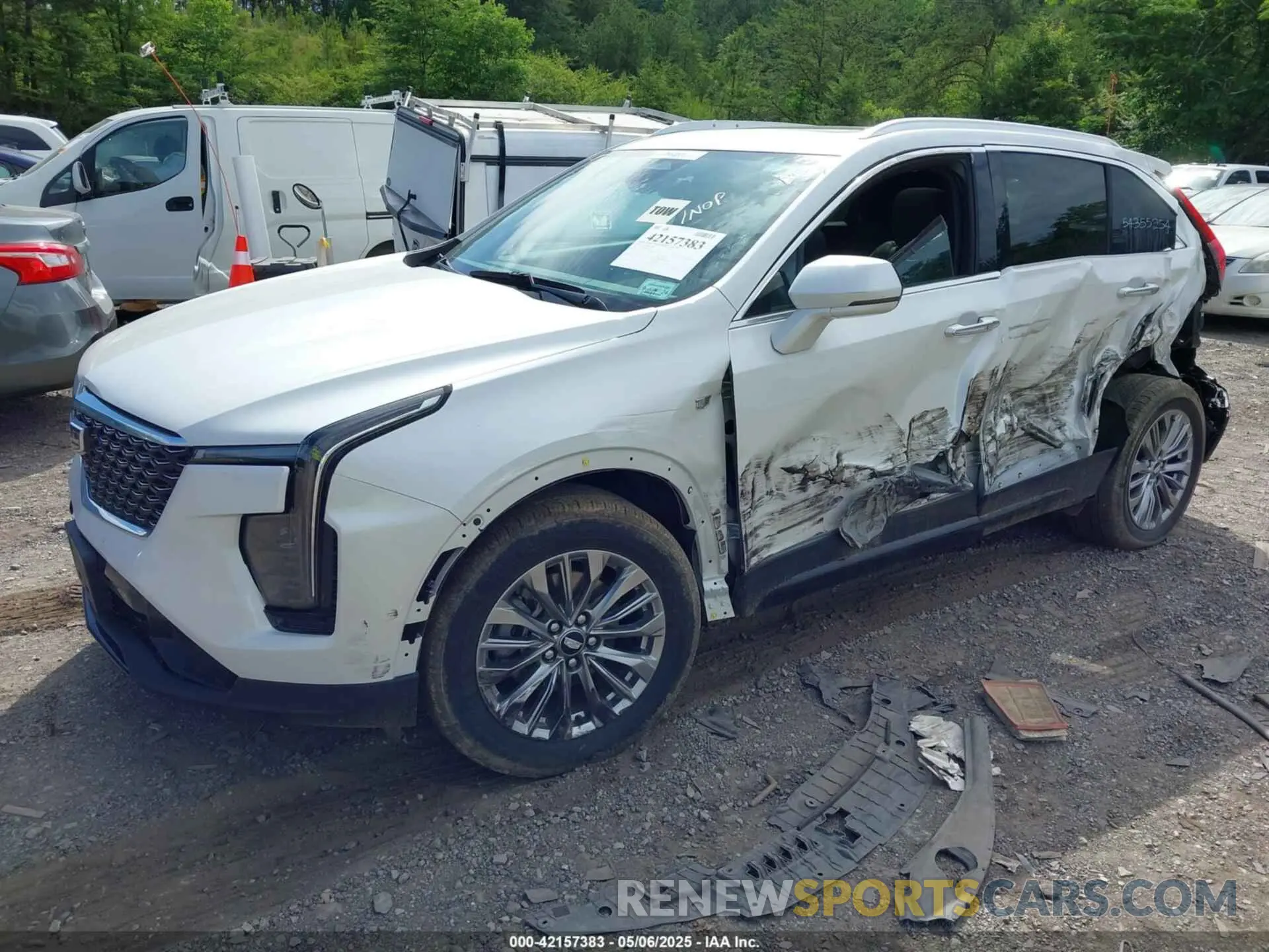 2 Photograph of a damaged car 1GYFZDR43RF147835 CADILLAC XT4 2024