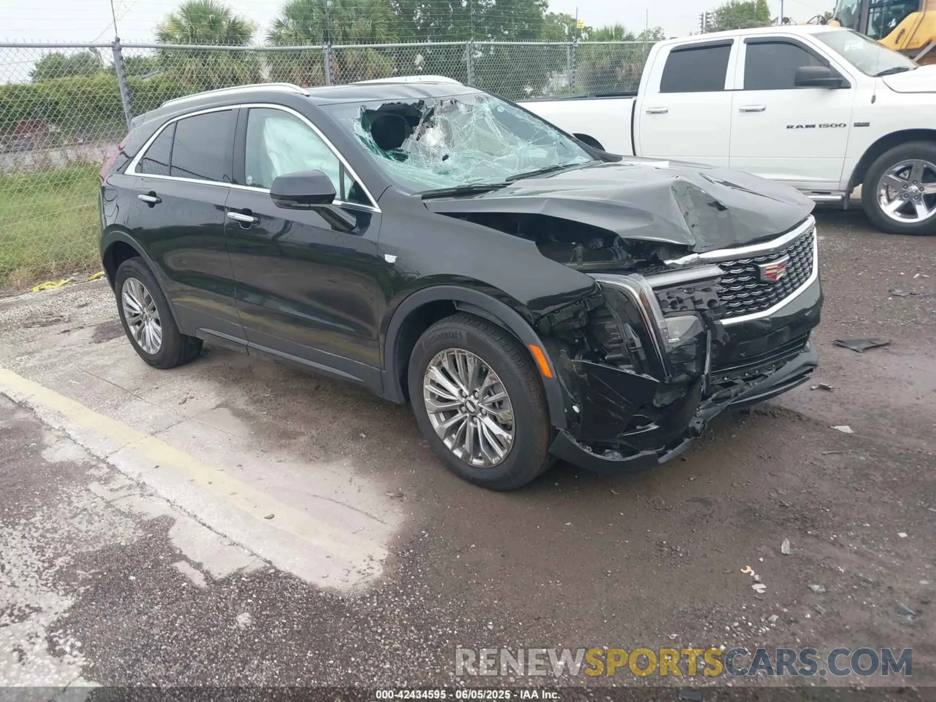 1 Photograph of a damaged car 1GYFZDR44RF147956 CADILLAC XT4 2024