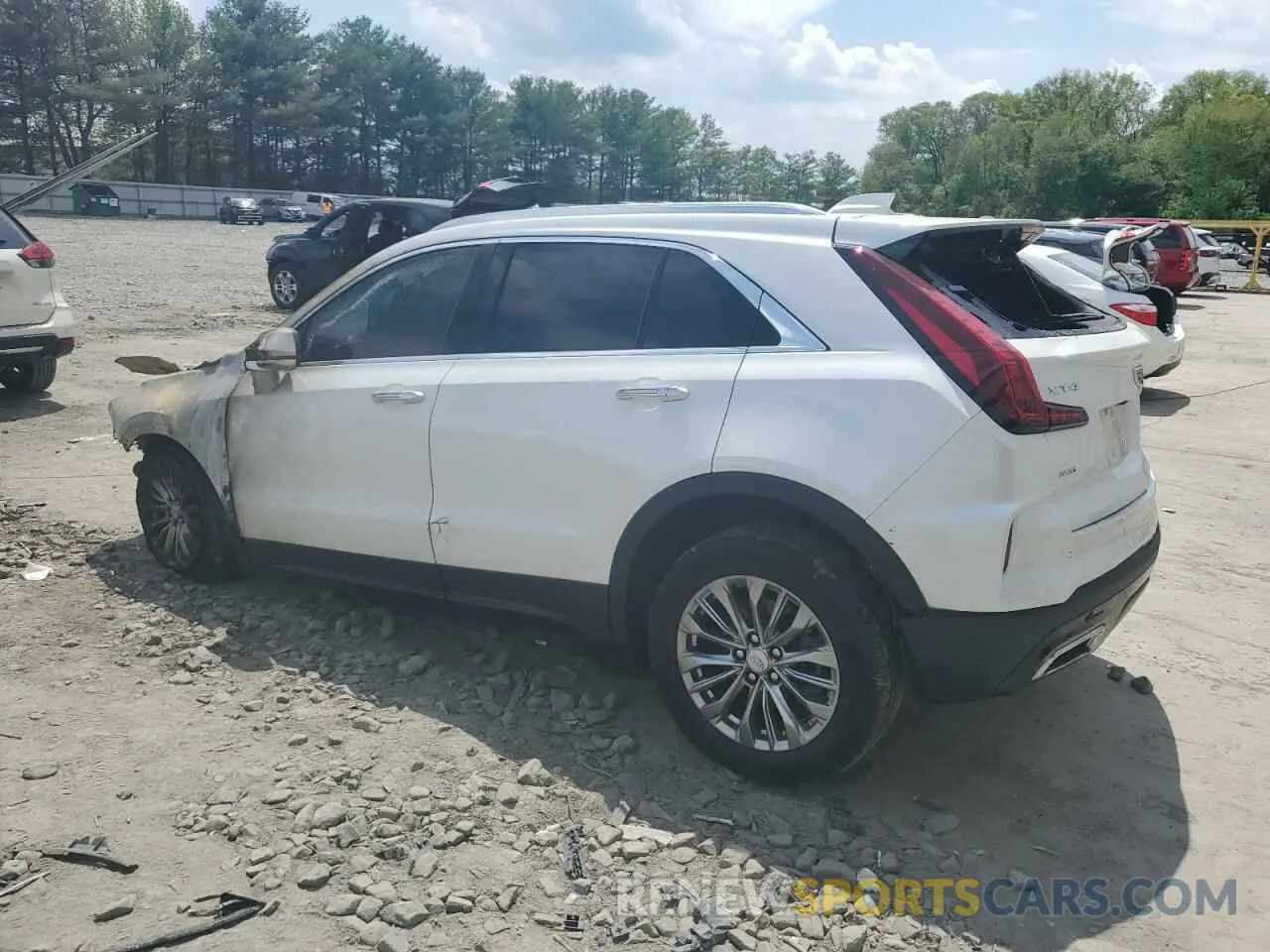 2 Photograph of a damaged car 1GYFZDR45RF102198 CADILLAC XT4 2024