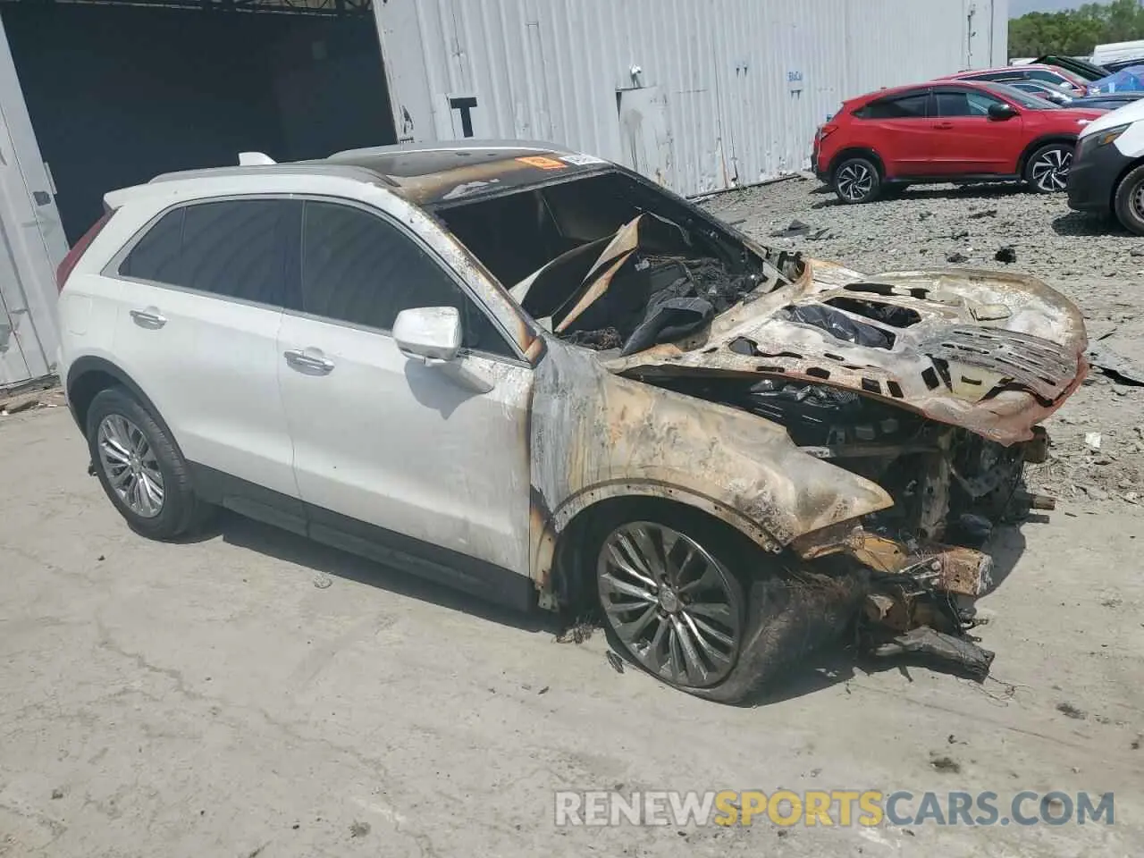 4 Photograph of a damaged car 1GYFZDR45RF102198 CADILLAC XT4 2024