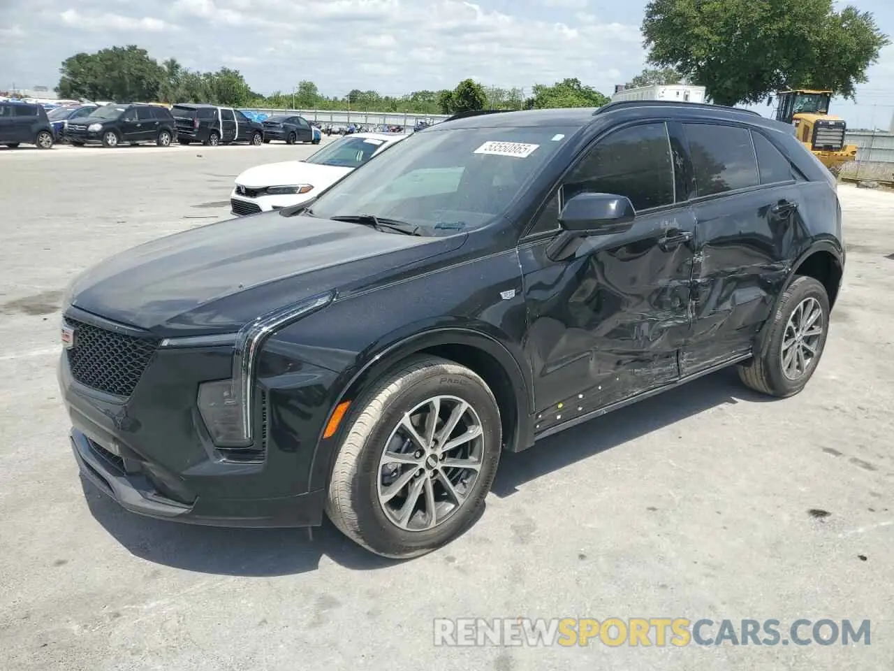 1 Photograph of a damaged car 1GYFZER41RF136970 CADILLAC XT4 2024