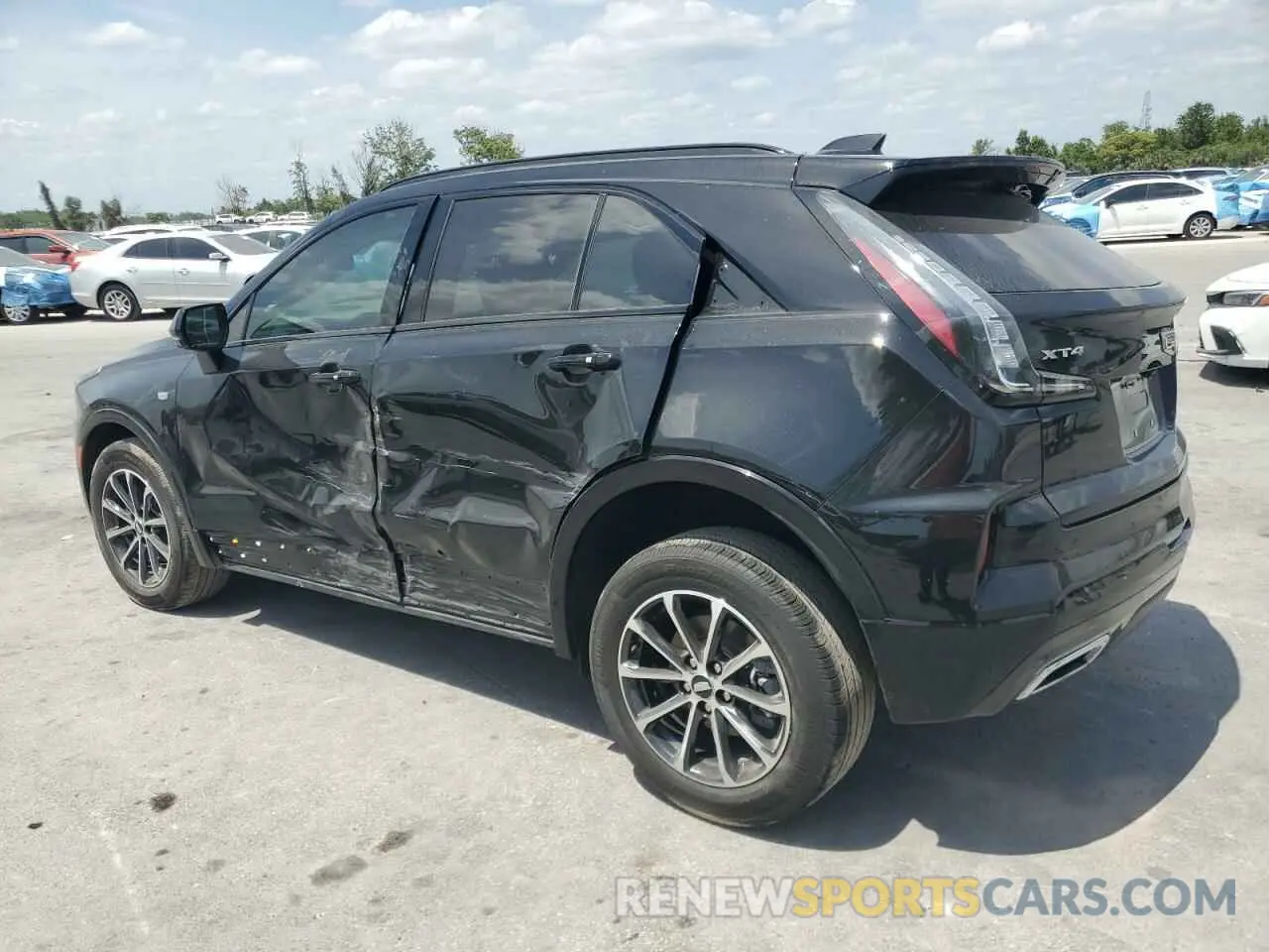 2 Photograph of a damaged car 1GYFZER41RF136970 CADILLAC XT4 2024