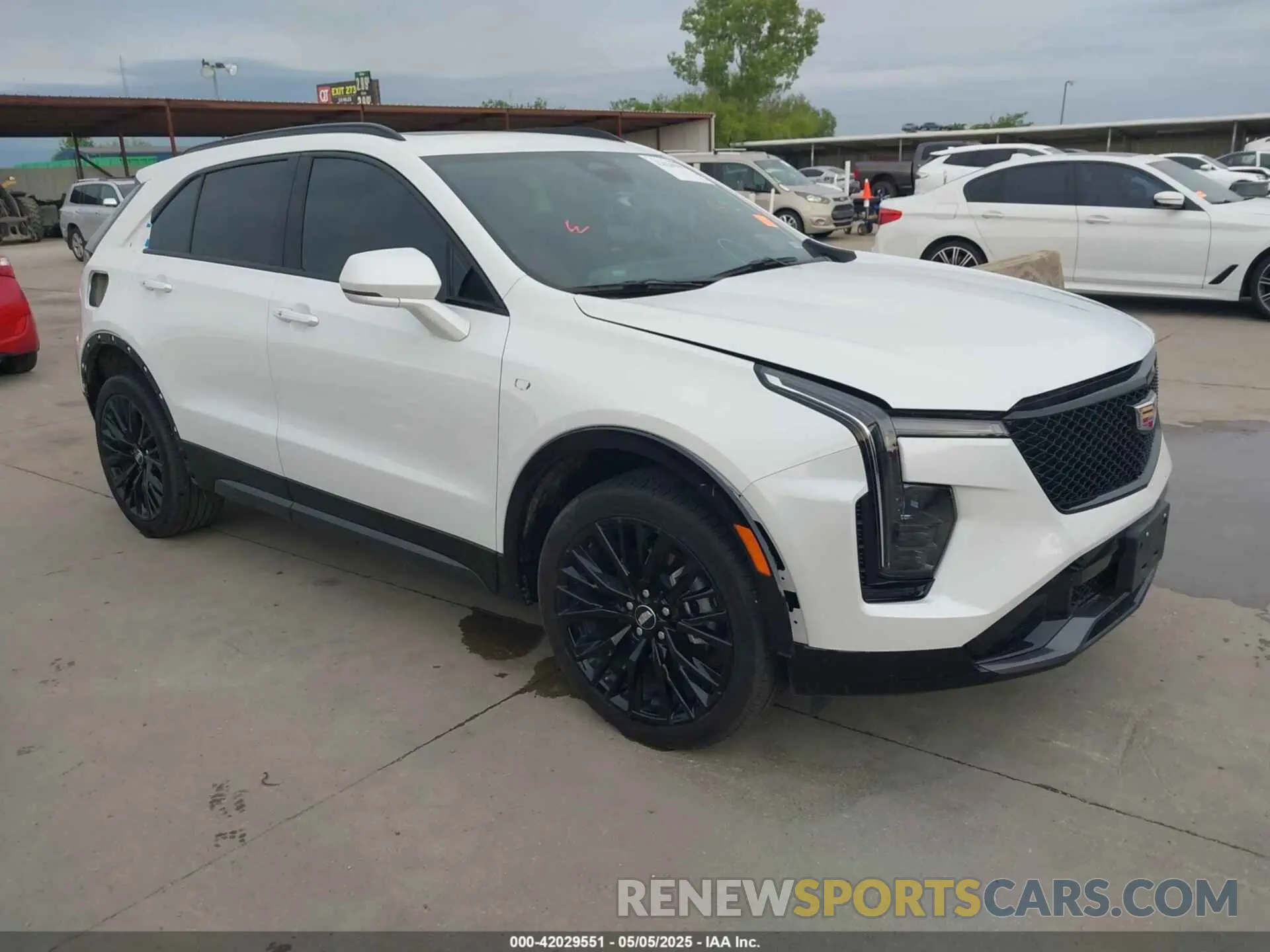 1 Photograph of a damaged car 1GYFZER42RF246488 CADILLAC XT4 2024