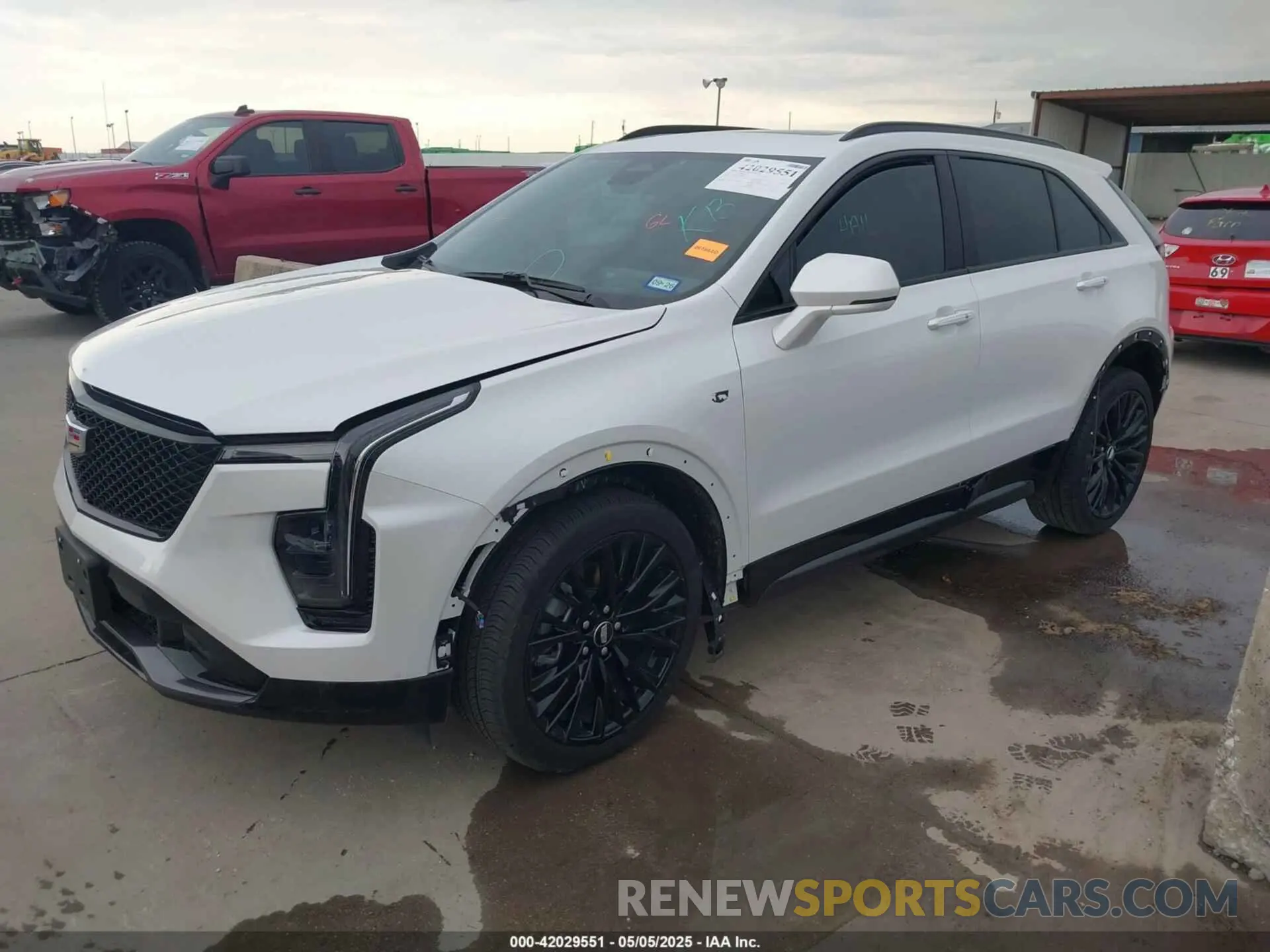 2 Photograph of a damaged car 1GYFZER42RF246488 CADILLAC XT4 2024