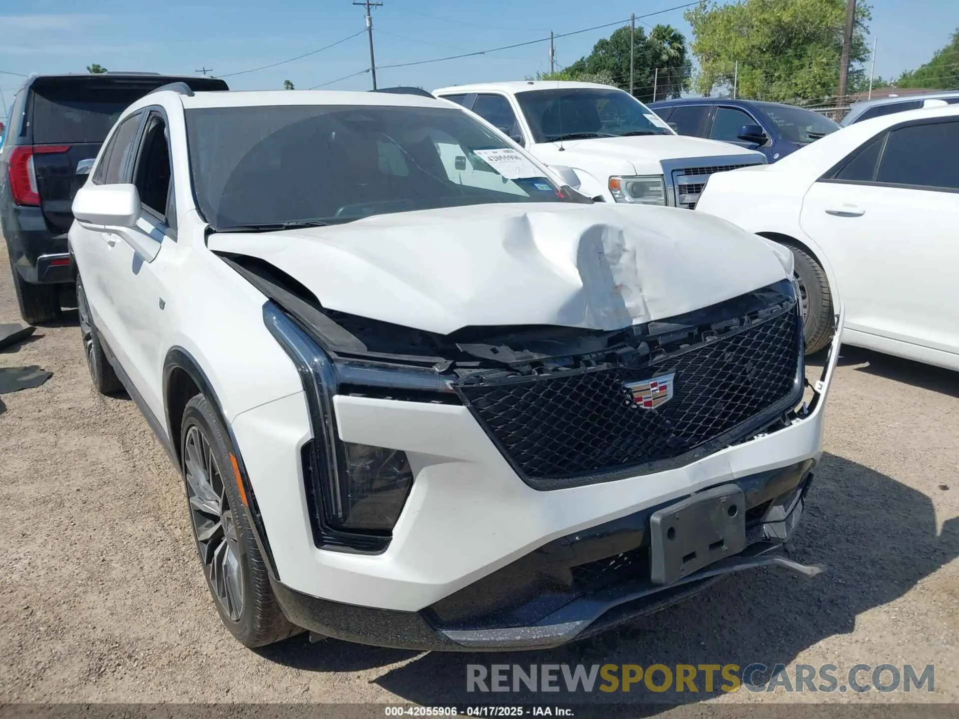 1 Photograph of a damaged car 1GYFZER43RF133293 CADILLAC XT4 2024