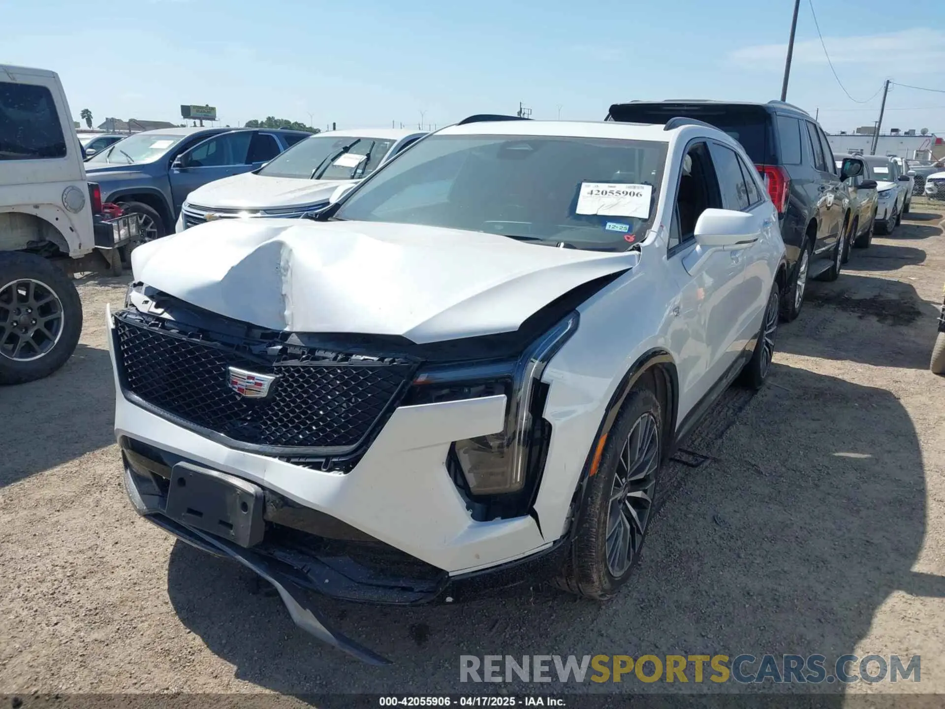 2 Photograph of a damaged car 1GYFZER43RF133293 CADILLAC XT4 2024