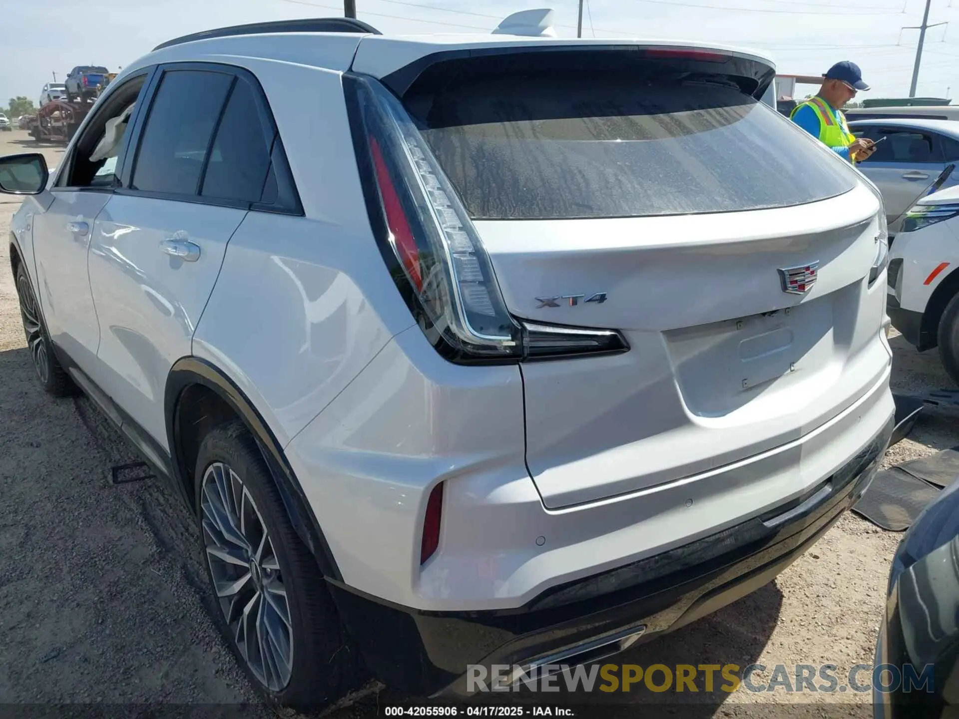3 Photograph of a damaged car 1GYFZER43RF133293 CADILLAC XT4 2024
