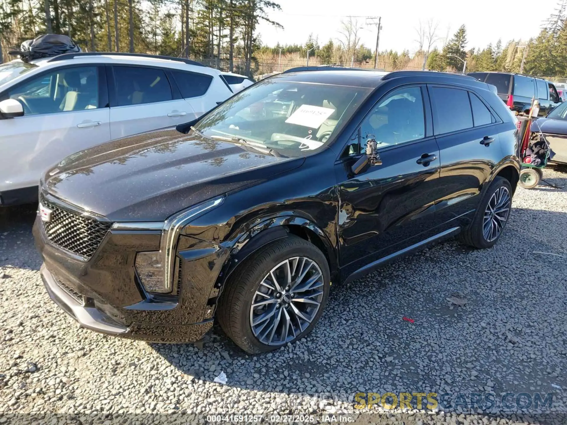 2 Photograph of a damaged car 1GYFZFR44RF198384 CADILLAC XT4 2024