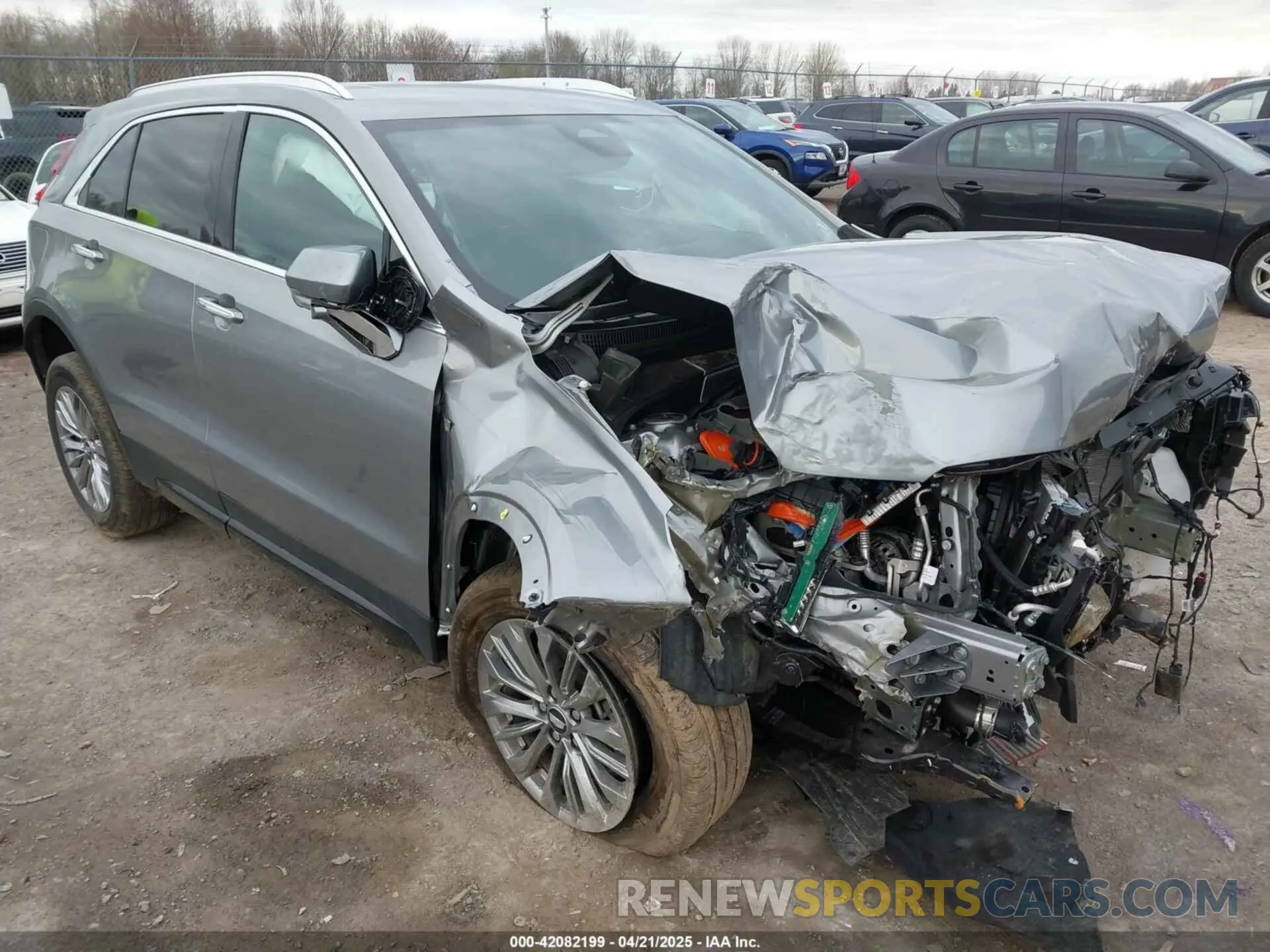 1 Photograph of a damaged car 1GYFZDR41SF131347 CADILLAC XT4 2025