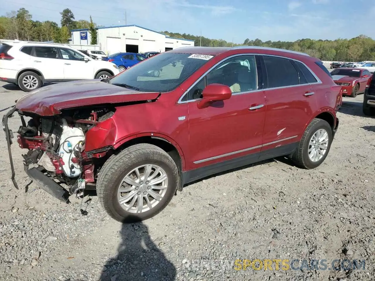 1 Photograph of a damaged car 1GYKNARS4KZ240035 CADILLAC XT5 2019