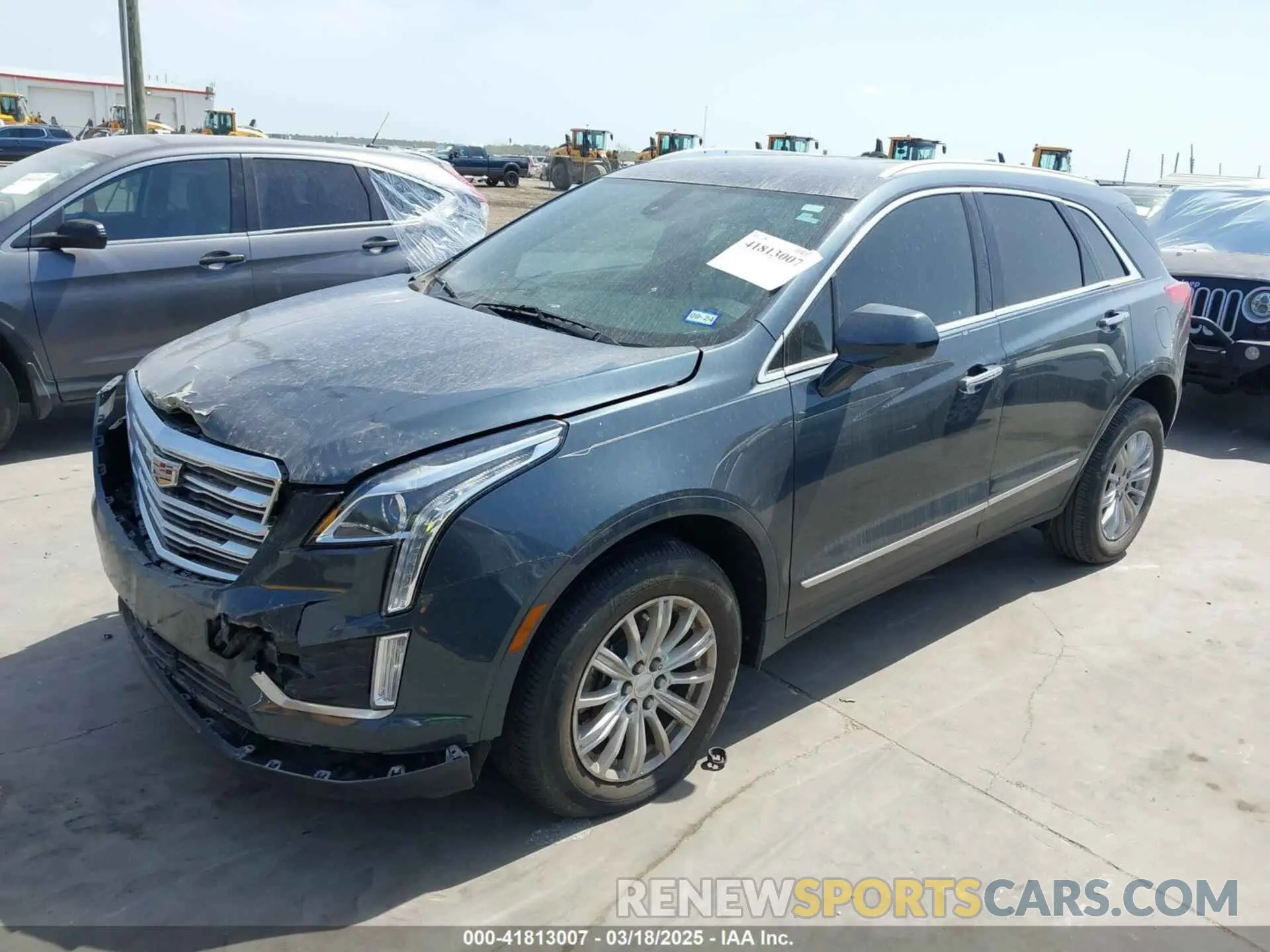 2 Photograph of a damaged car 1GYKNARS5KZ147296 CADILLAC XT5 2019