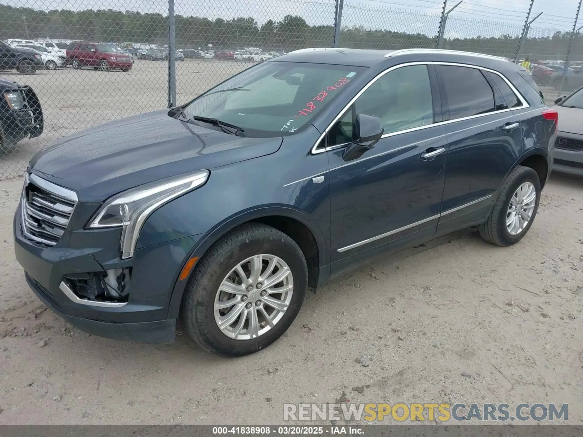 2 Photograph of a damaged car 1GYKNARS5KZ220991 CADILLAC XT5 2019